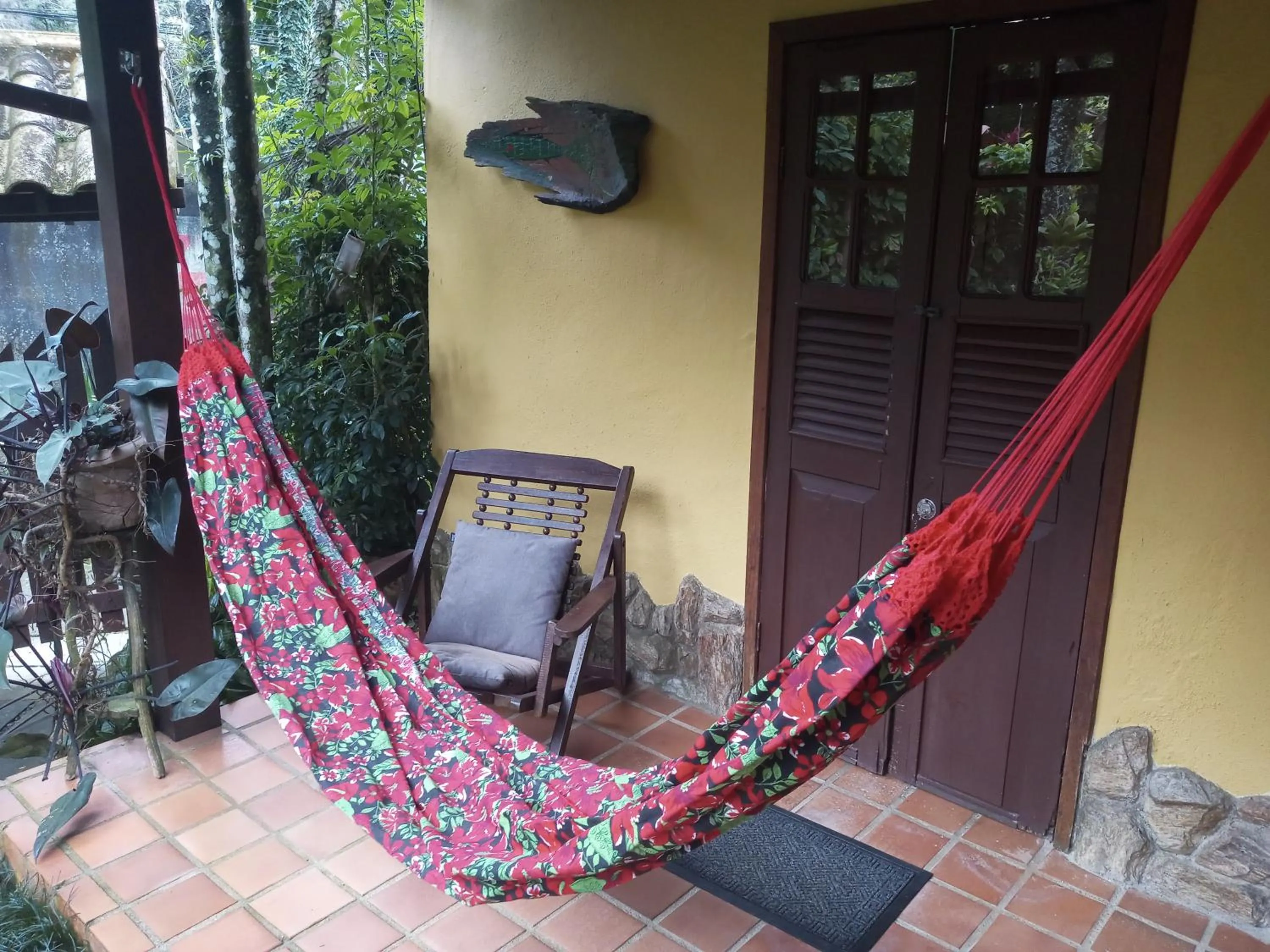 Patio in Pousada Cachoeira