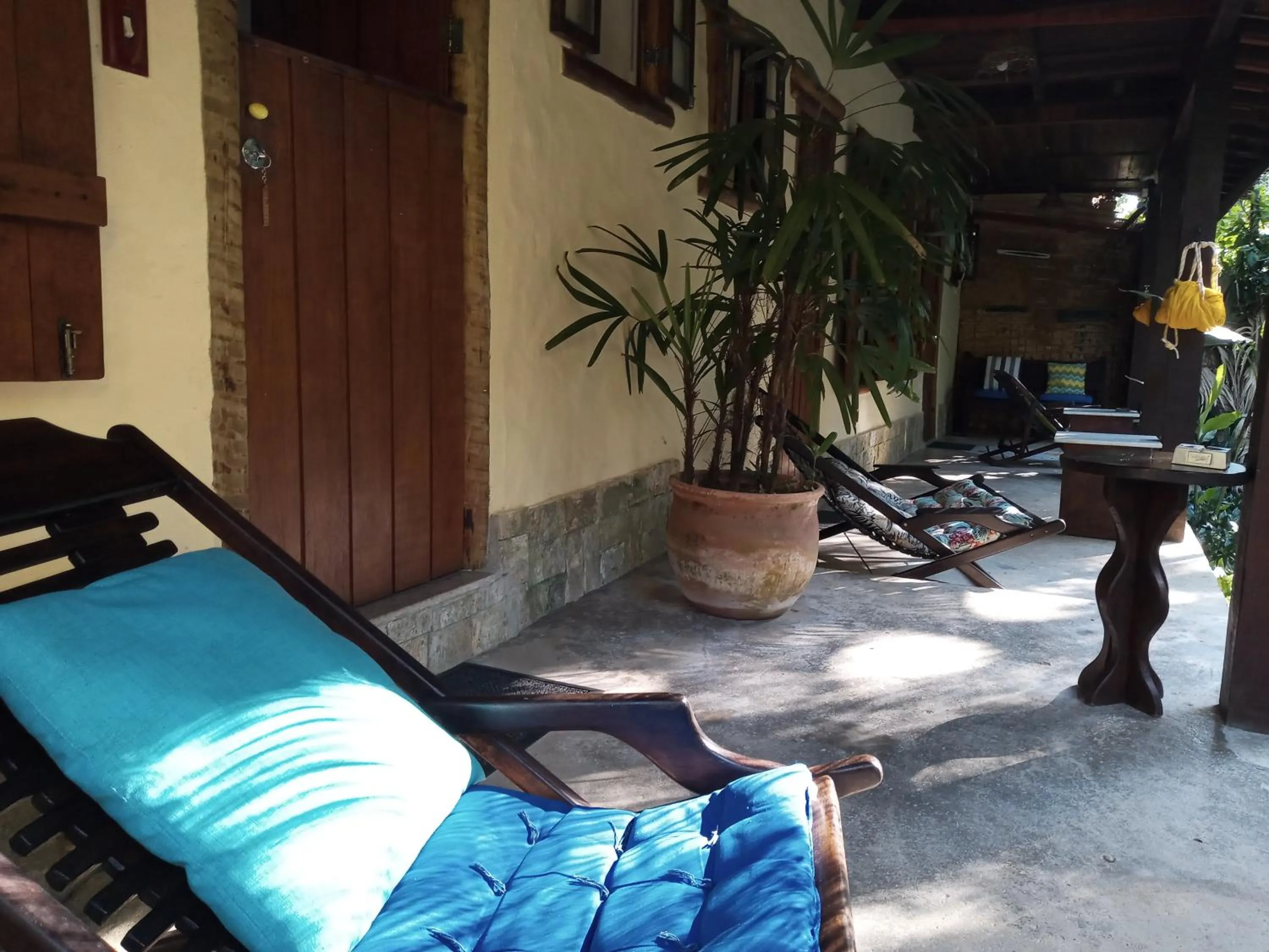 Patio in Pousada Cachoeira