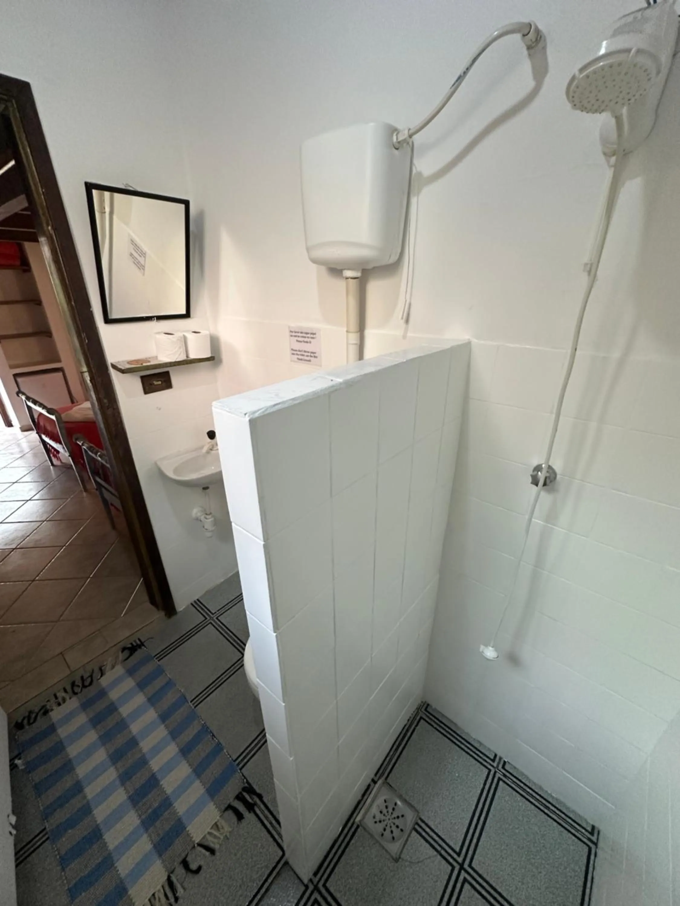 Bathroom in Pousada Cachoeira