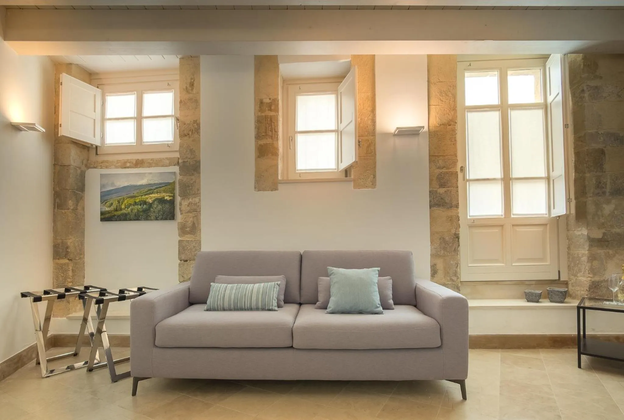 Living room in Palazzo Alfeo Aparthotel