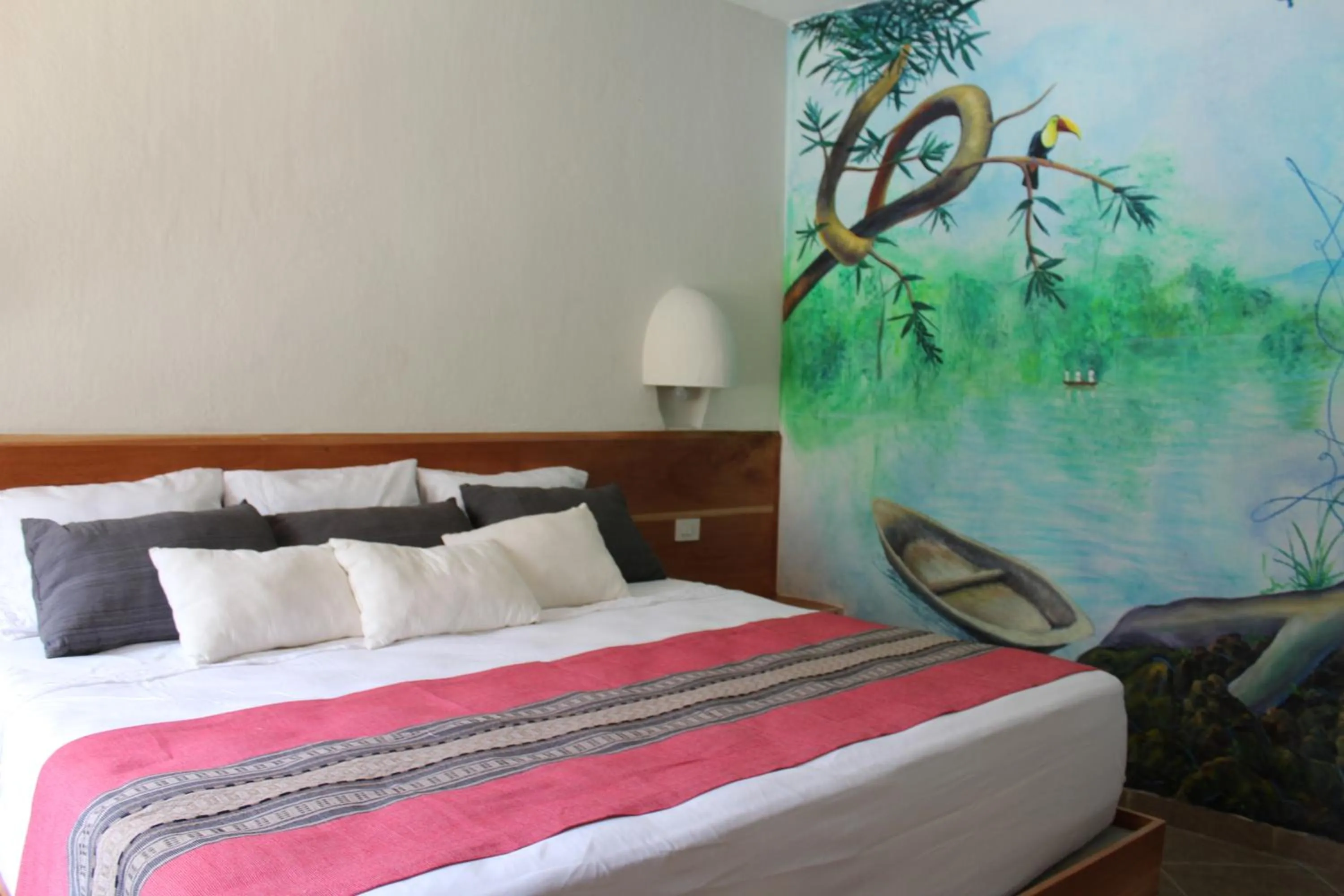 Bed in Axkan Arte Hotel Tuxtla