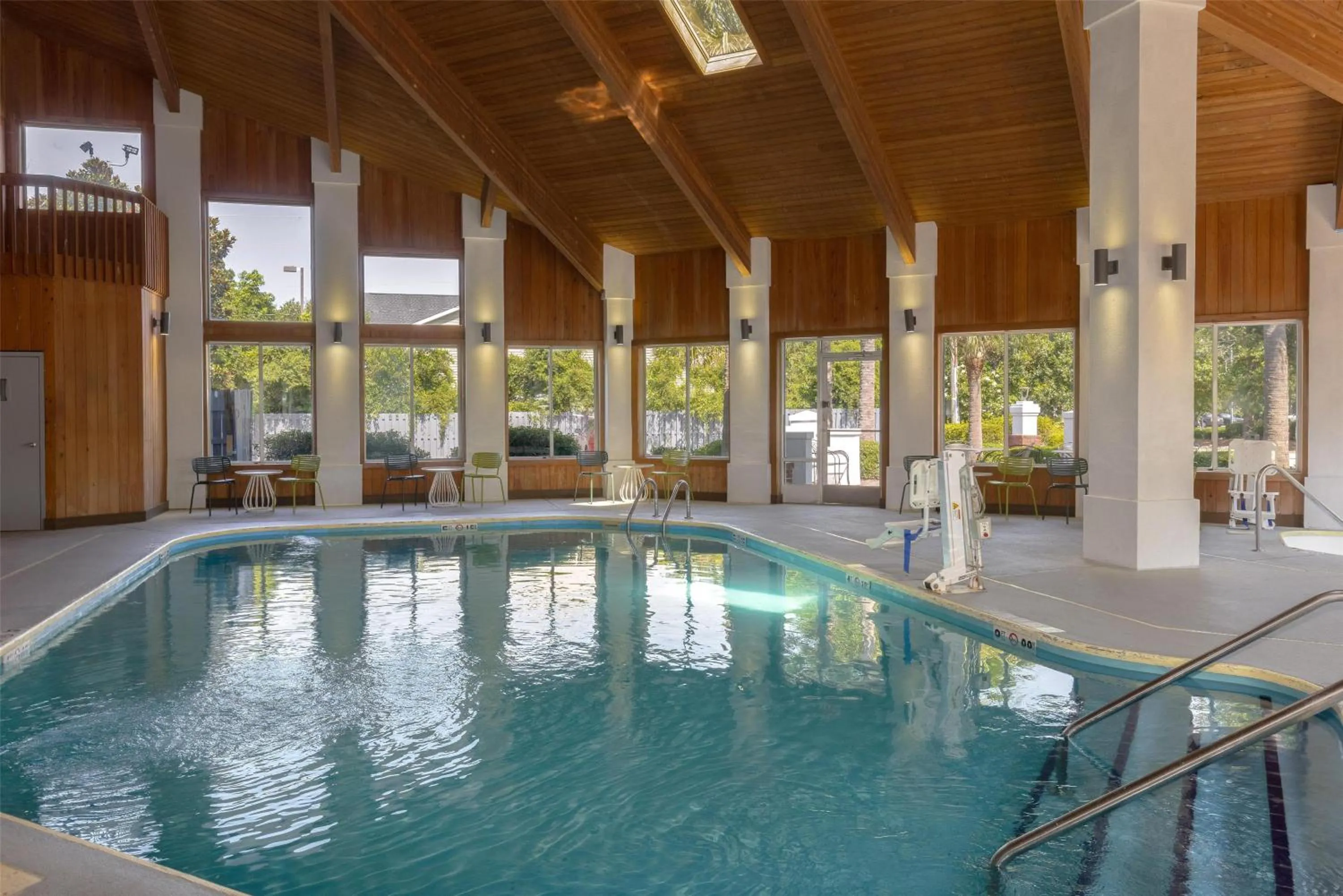 Pool view in Spark By Hilton Wilmington Carolina Beach Rd