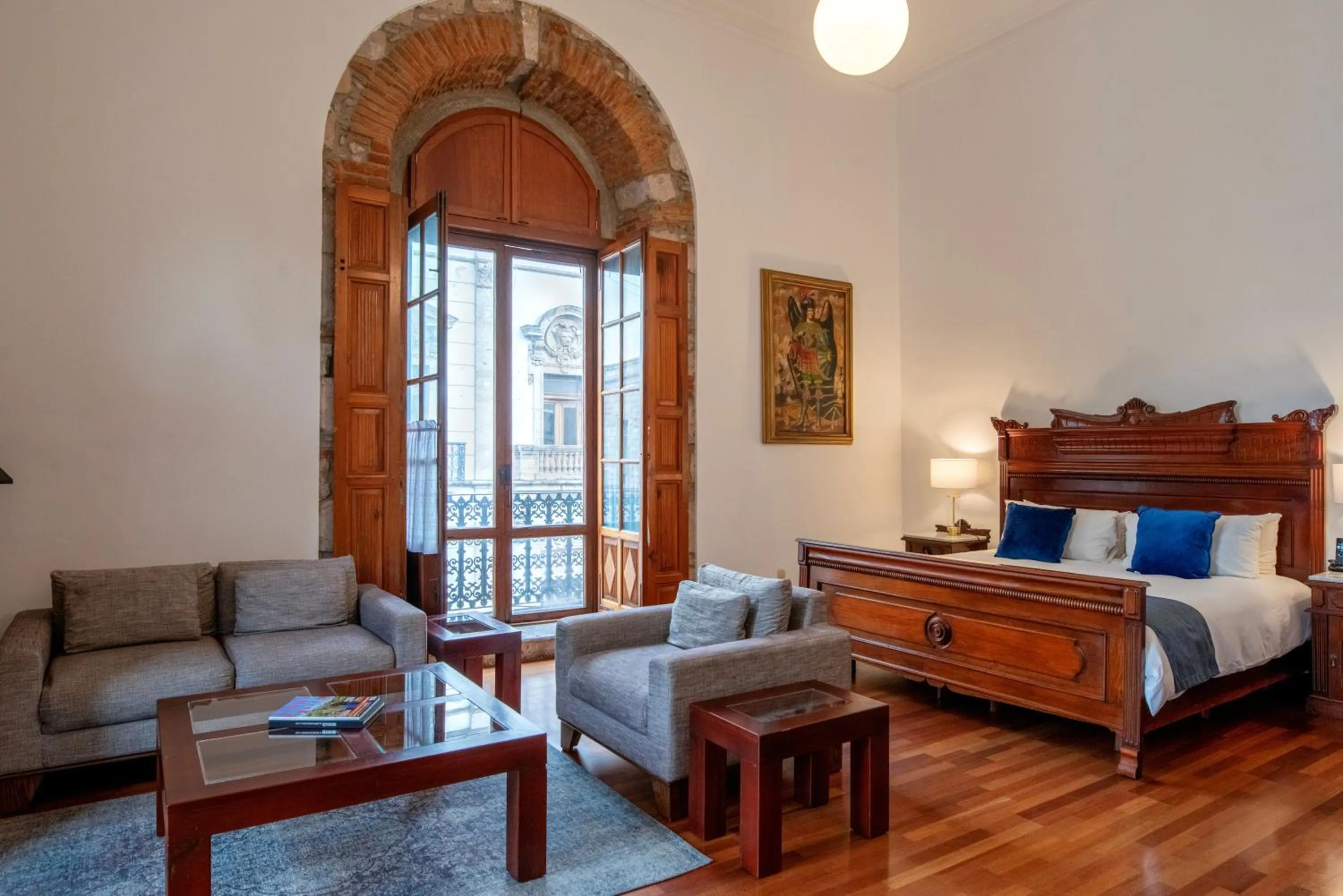 Living room, Bed in Hotel Los Juaninos