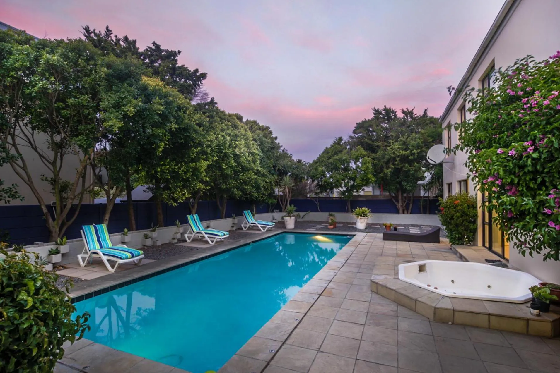 Garden view in Atlantic Bay Lodge