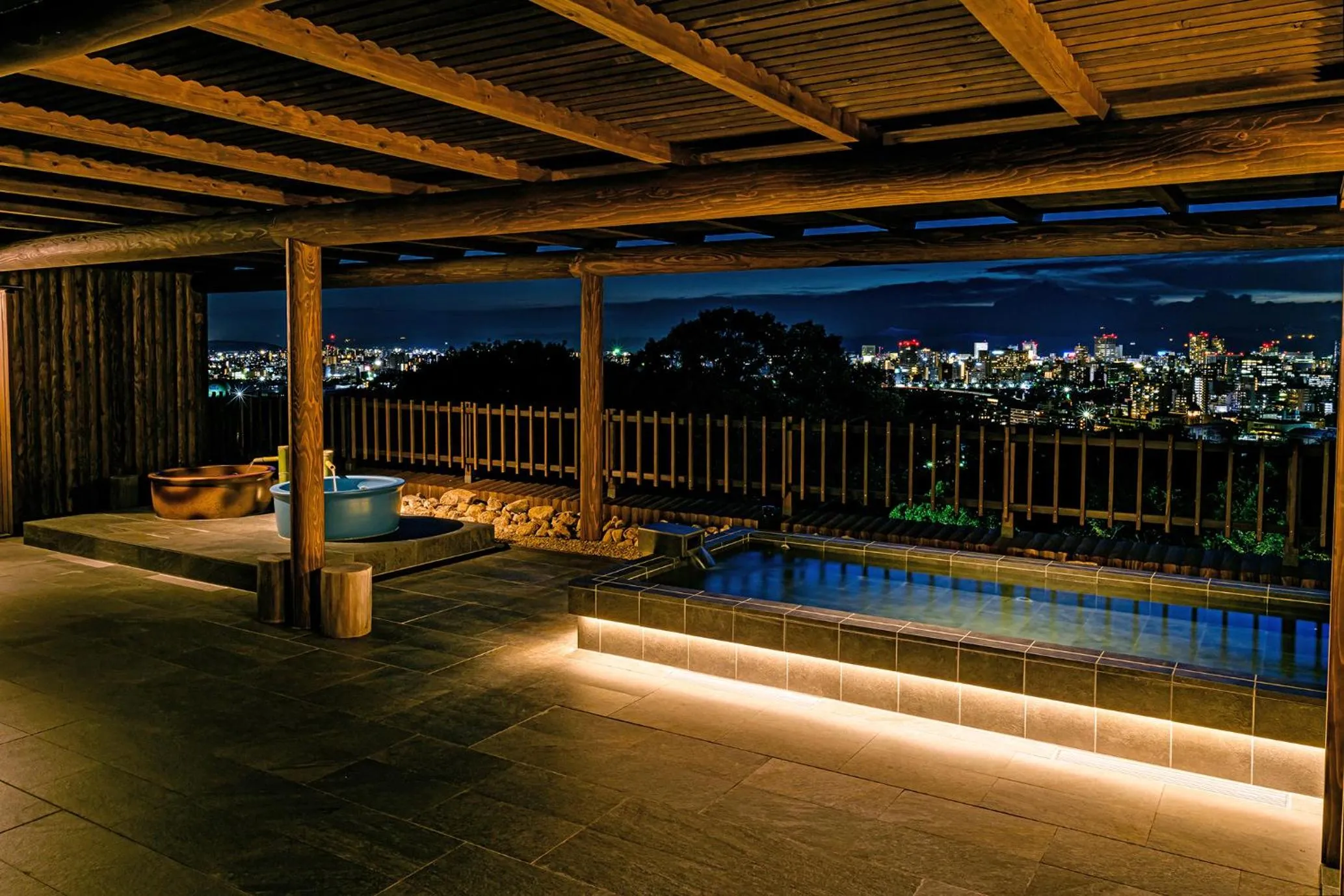 Open Air Bath in Okayama International Hotel