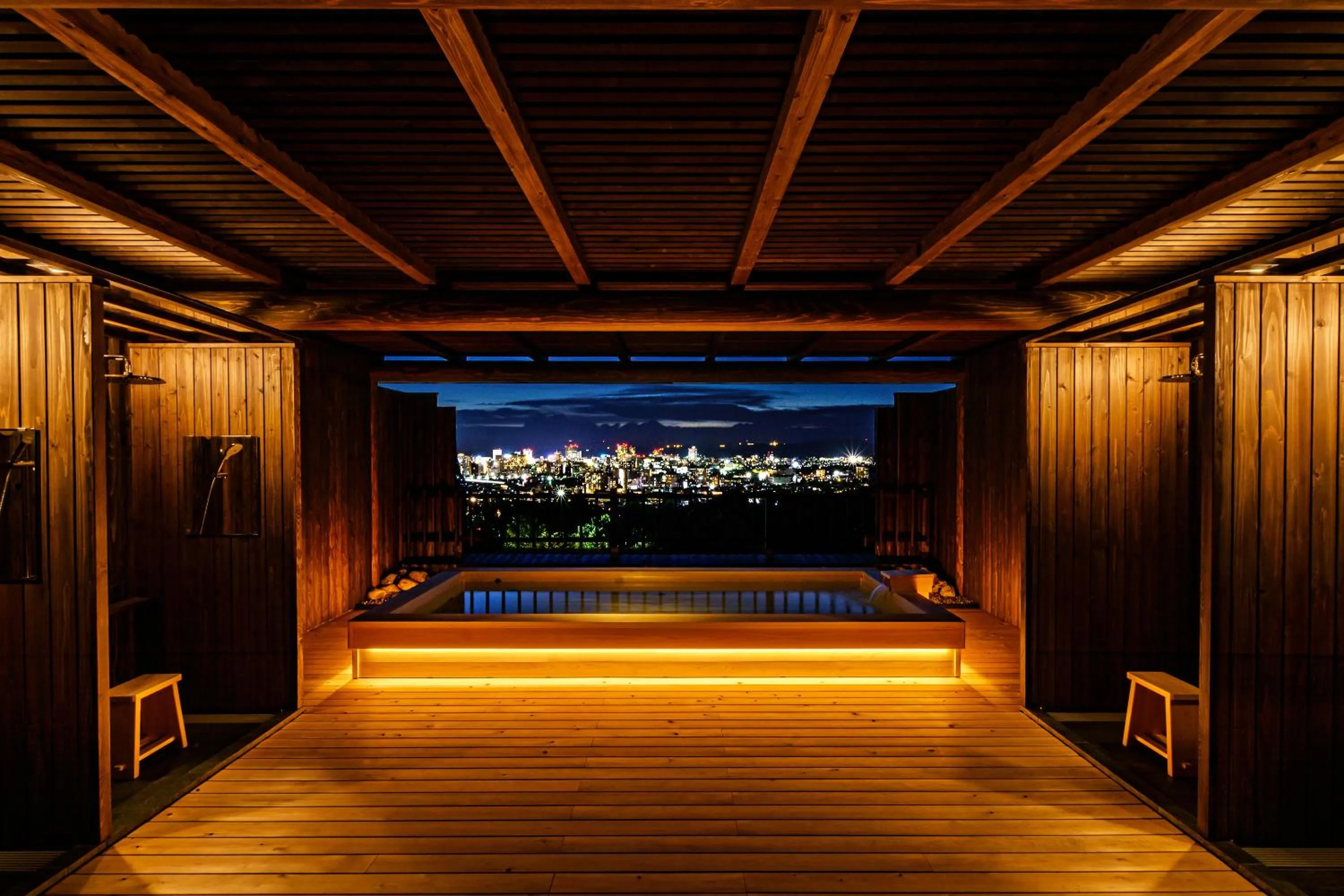 Open Air Bath in Okayama International Hotel