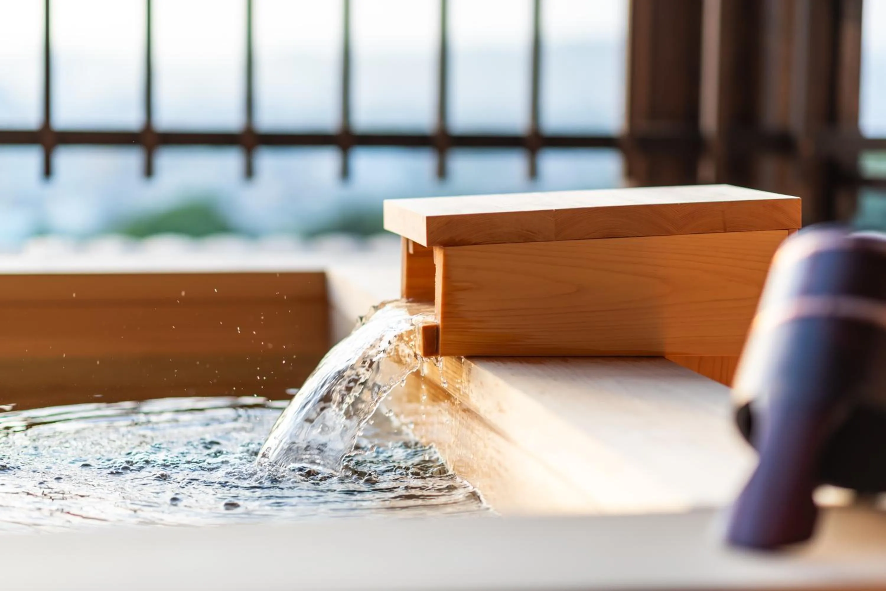 Open Air Bath, Bed in Okayama International Hotel