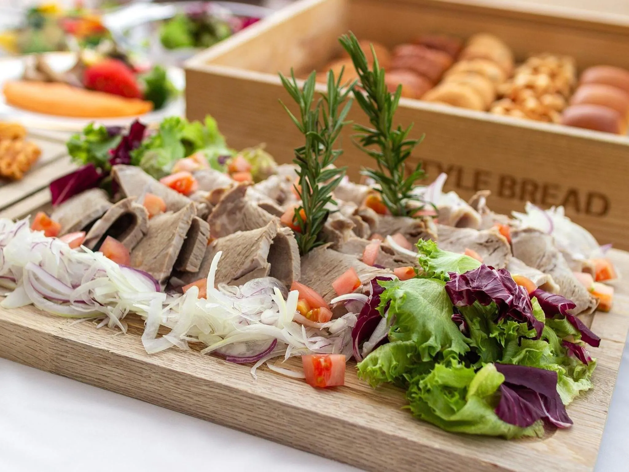 Buffet breakfast in Okayama International Hotel