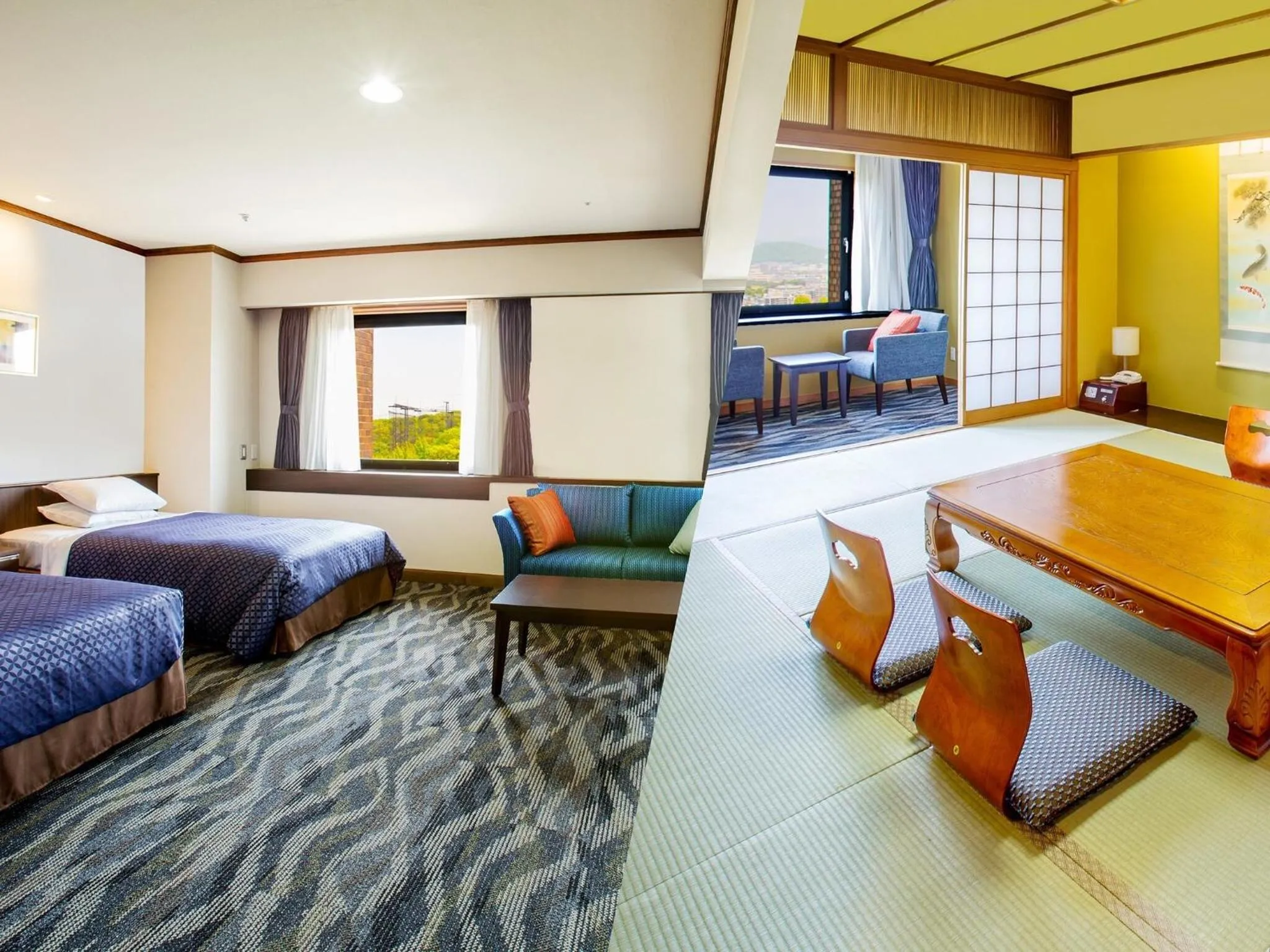 Area and facilities, Bed in Okayama International Hotel