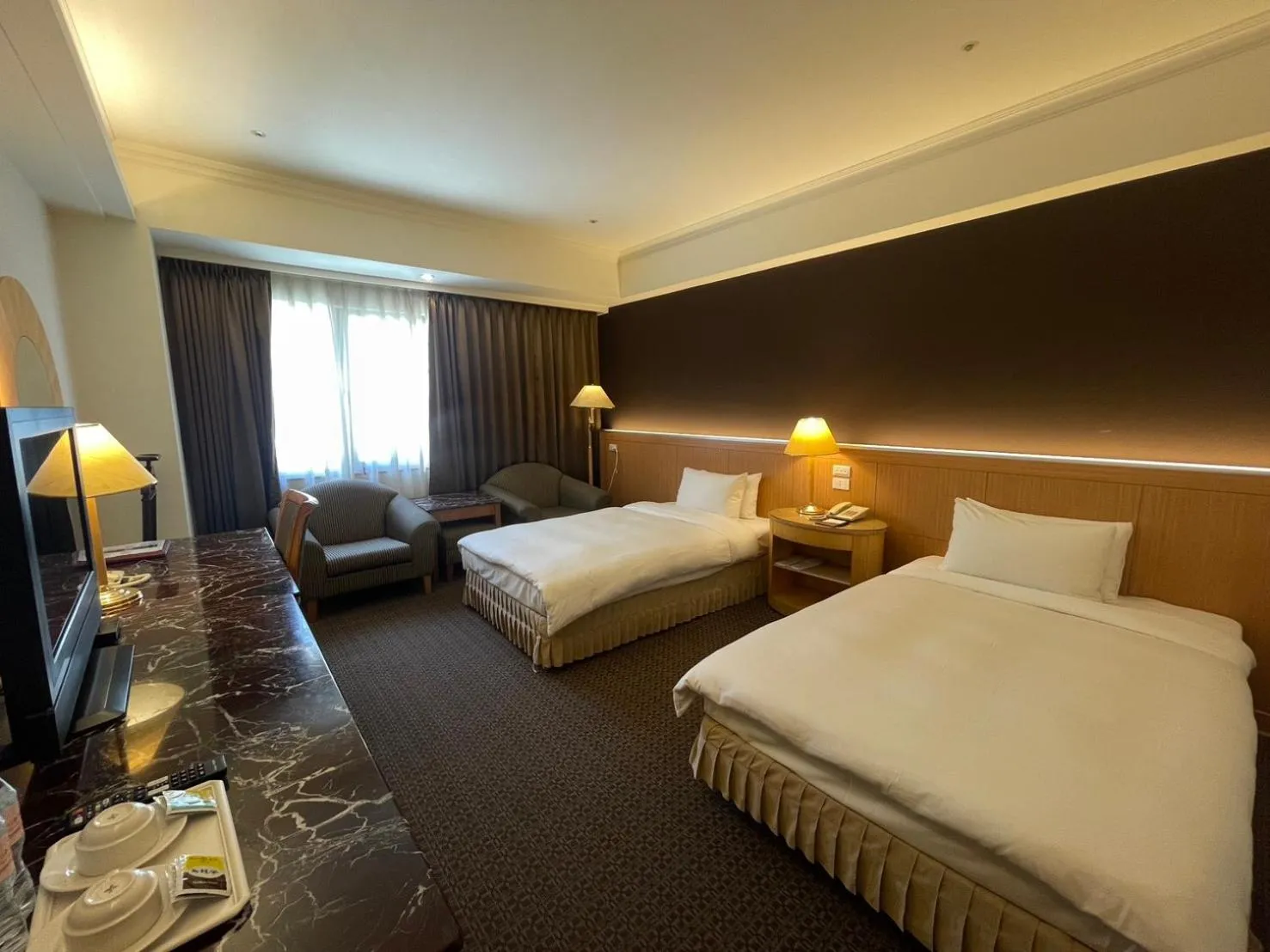 Photo of the whole room, Bed in Chuto Plaza Hotel