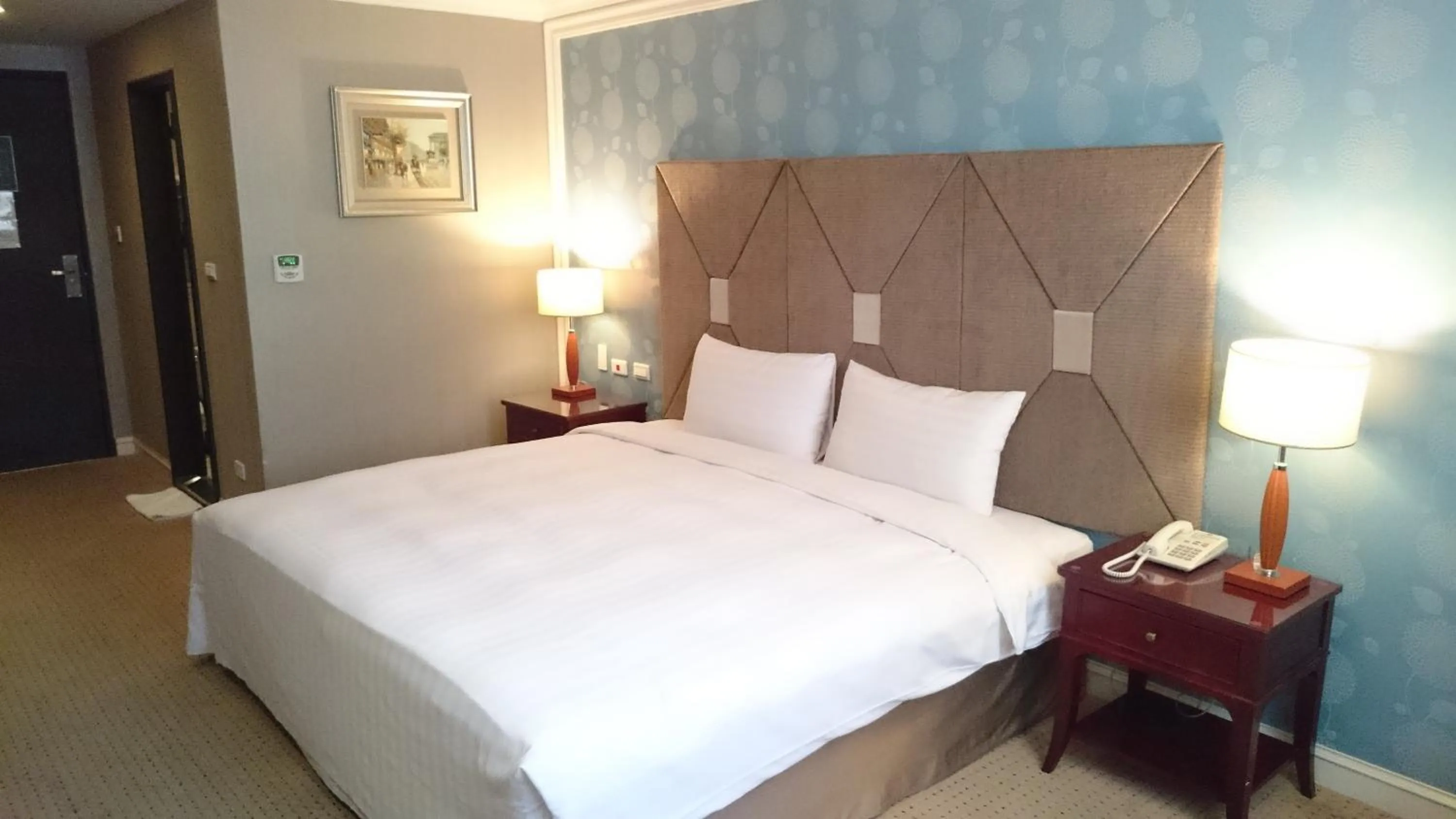 Decorative detail, Bed in MRT Hotel