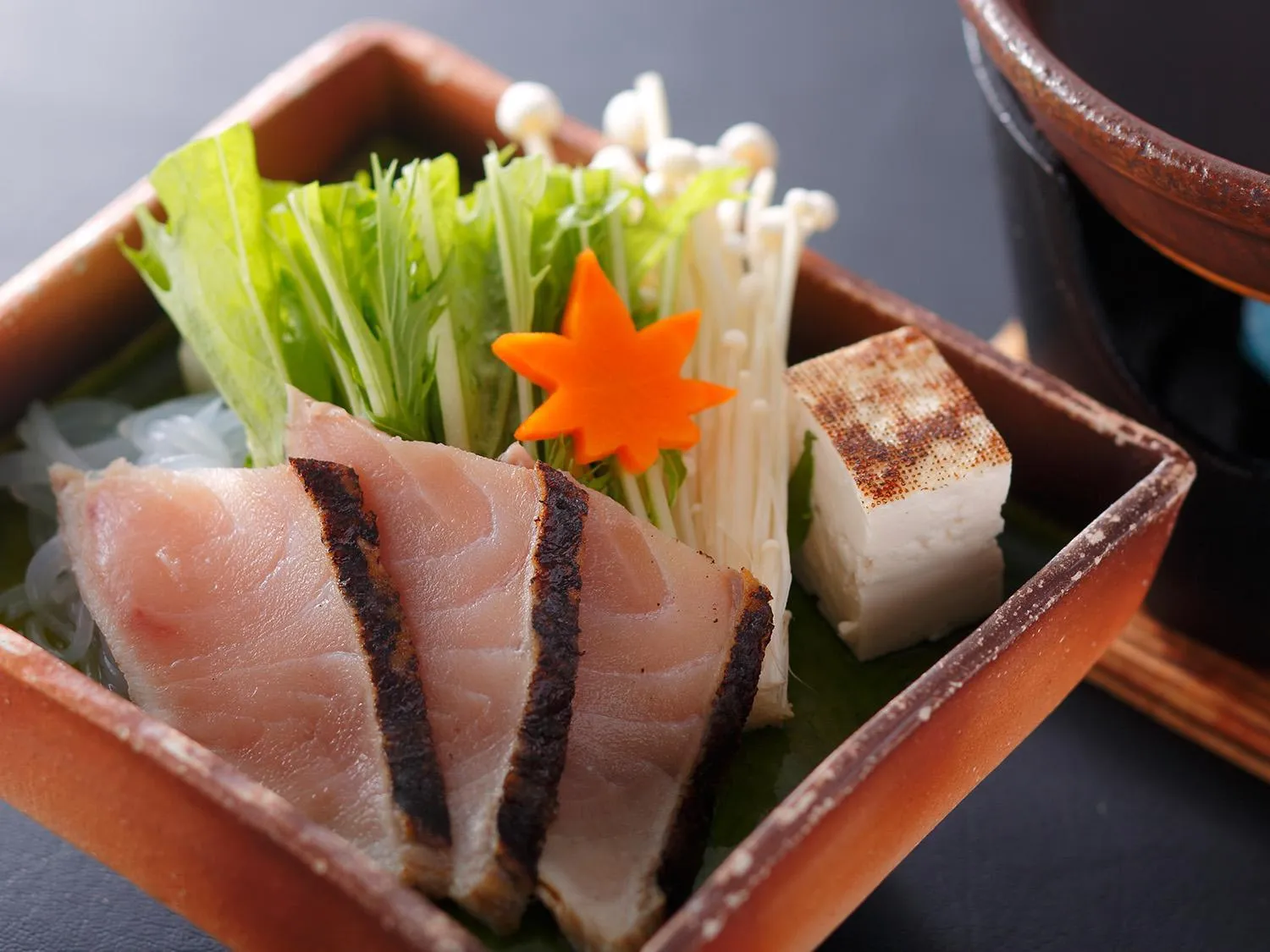 Food close-up in Kotohira Kadan