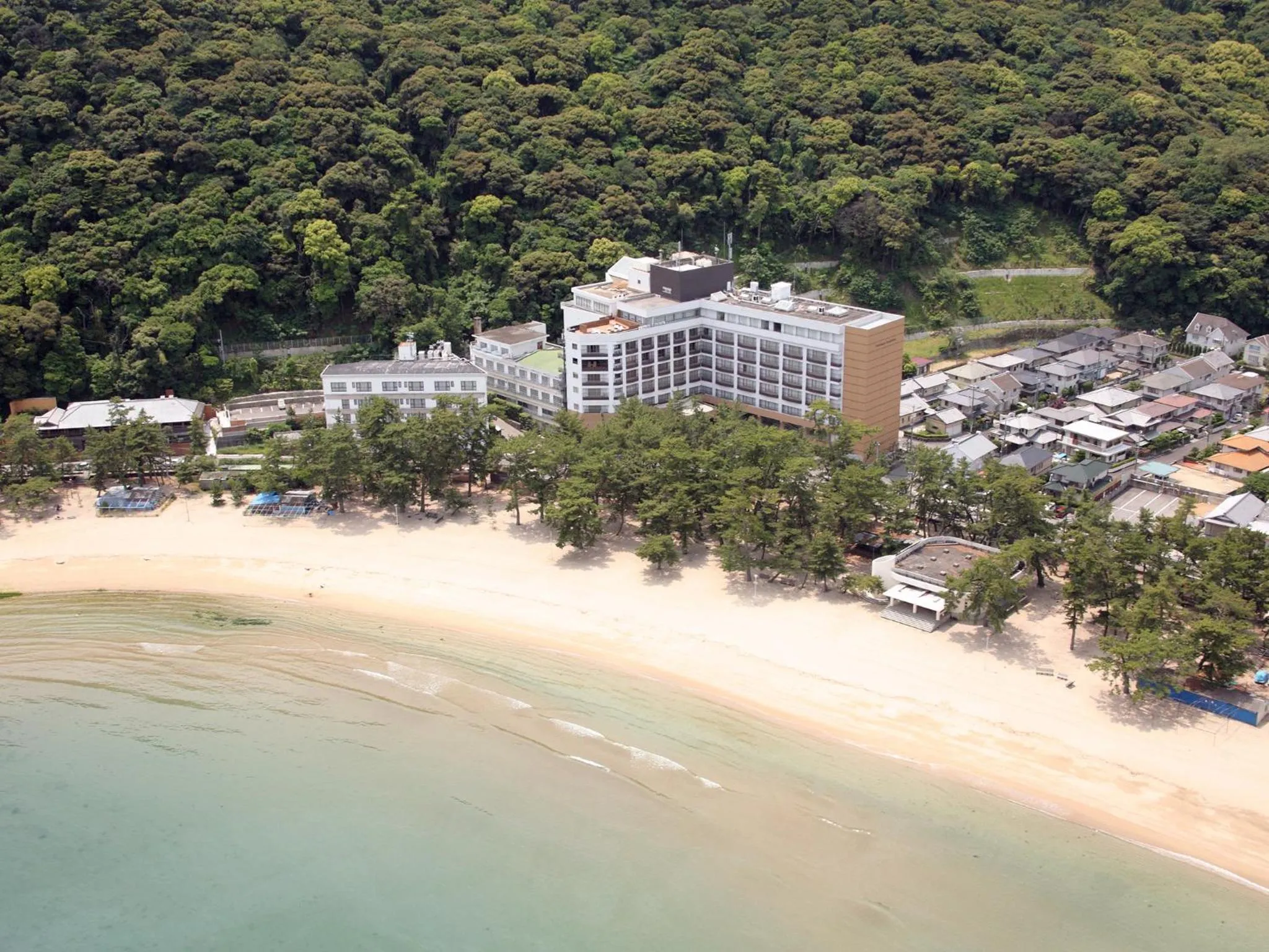 Bird's eye view in Yumekaiyu Awajishima