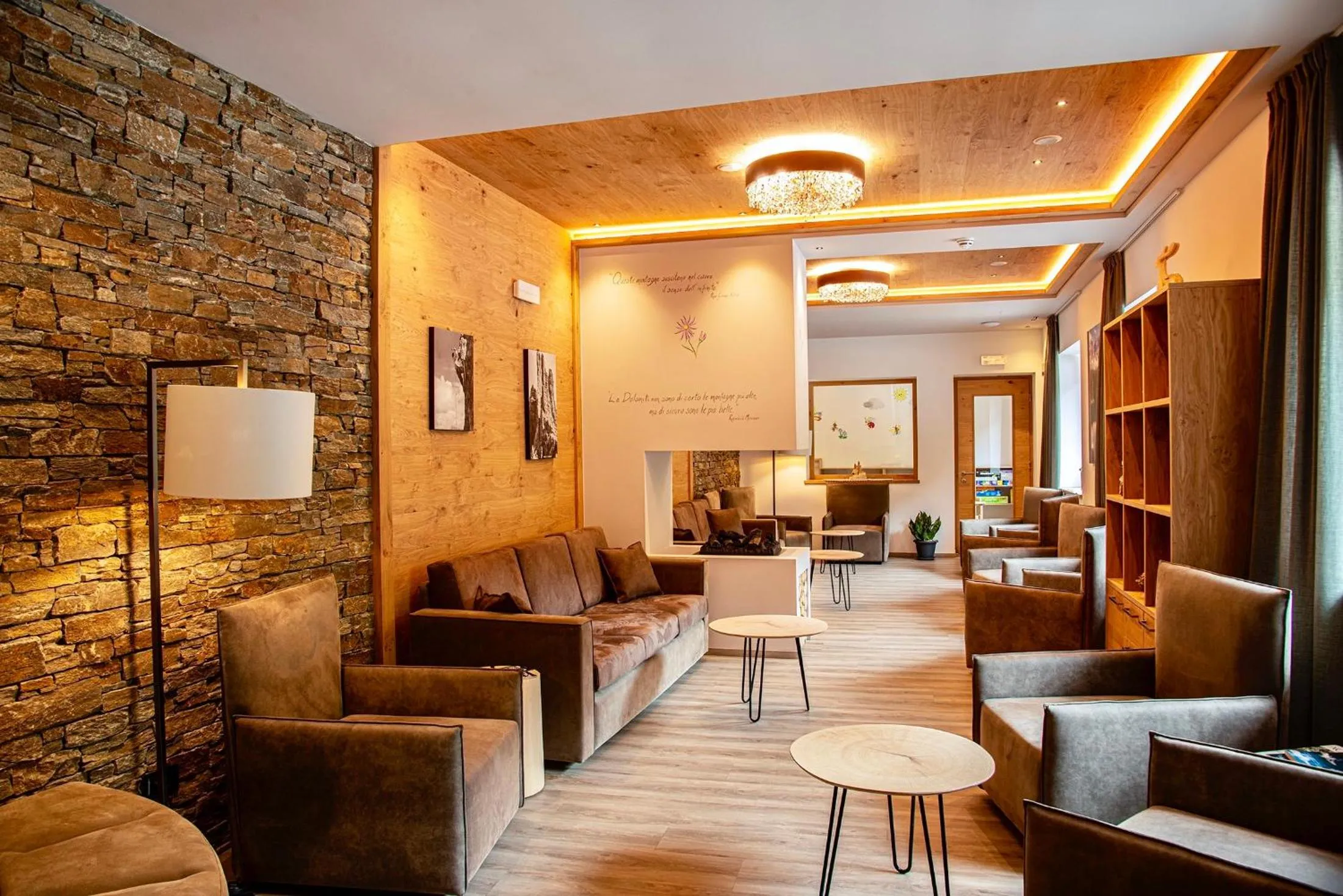 Lounge or bar in Chalet Aster