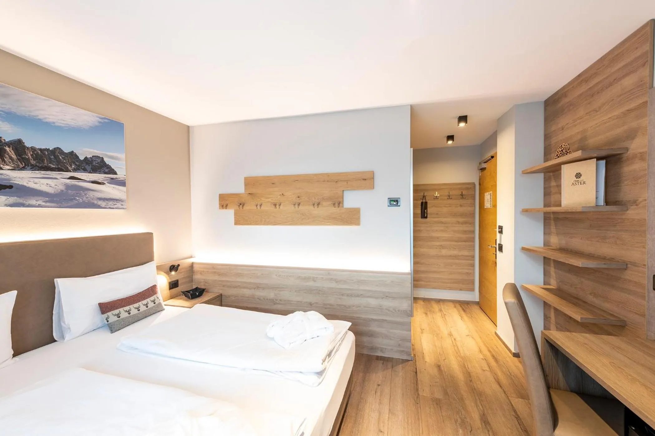 Bedroom, Bed in Chalet Aster