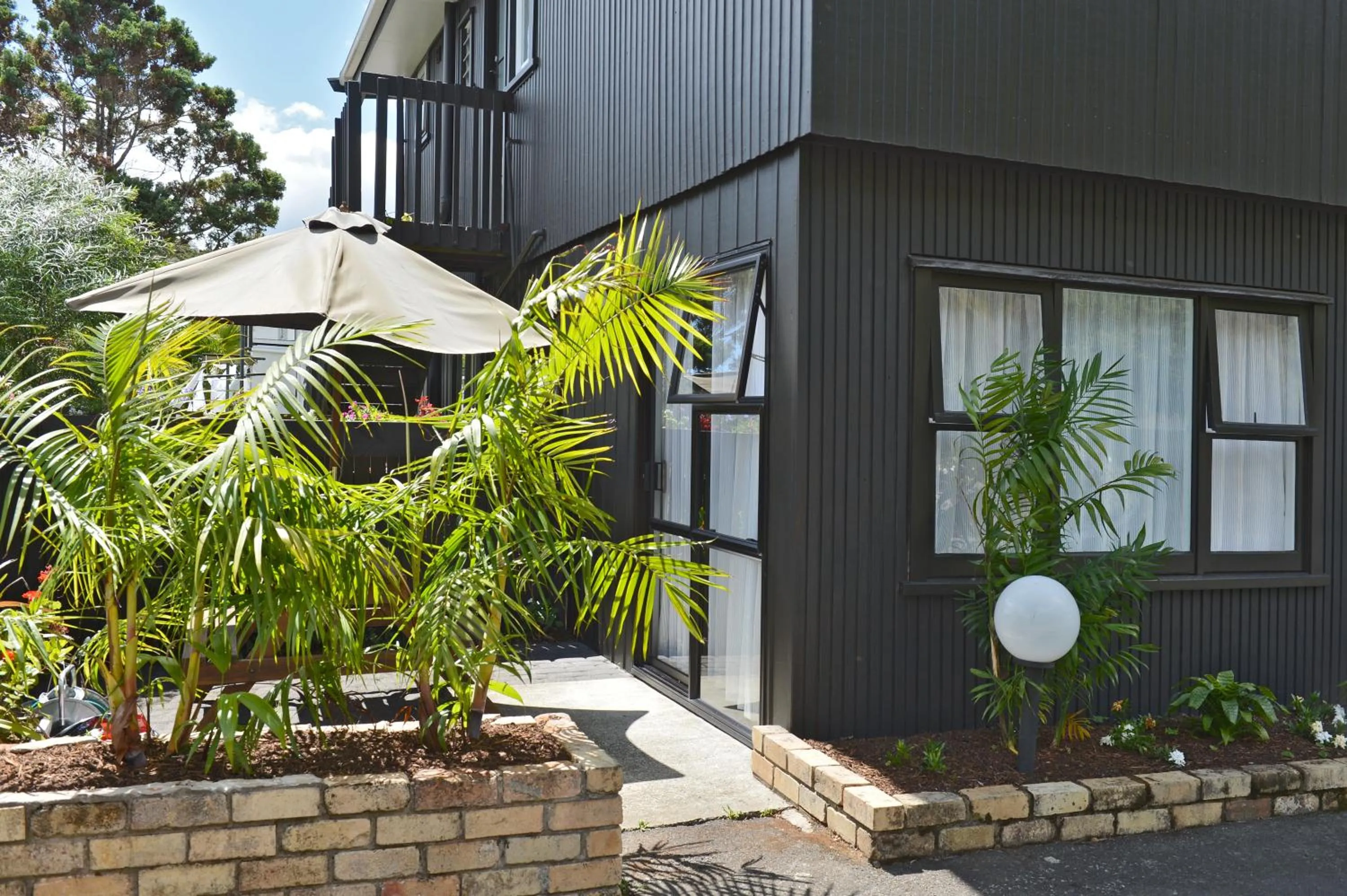 Patio in Edelweiss Motel