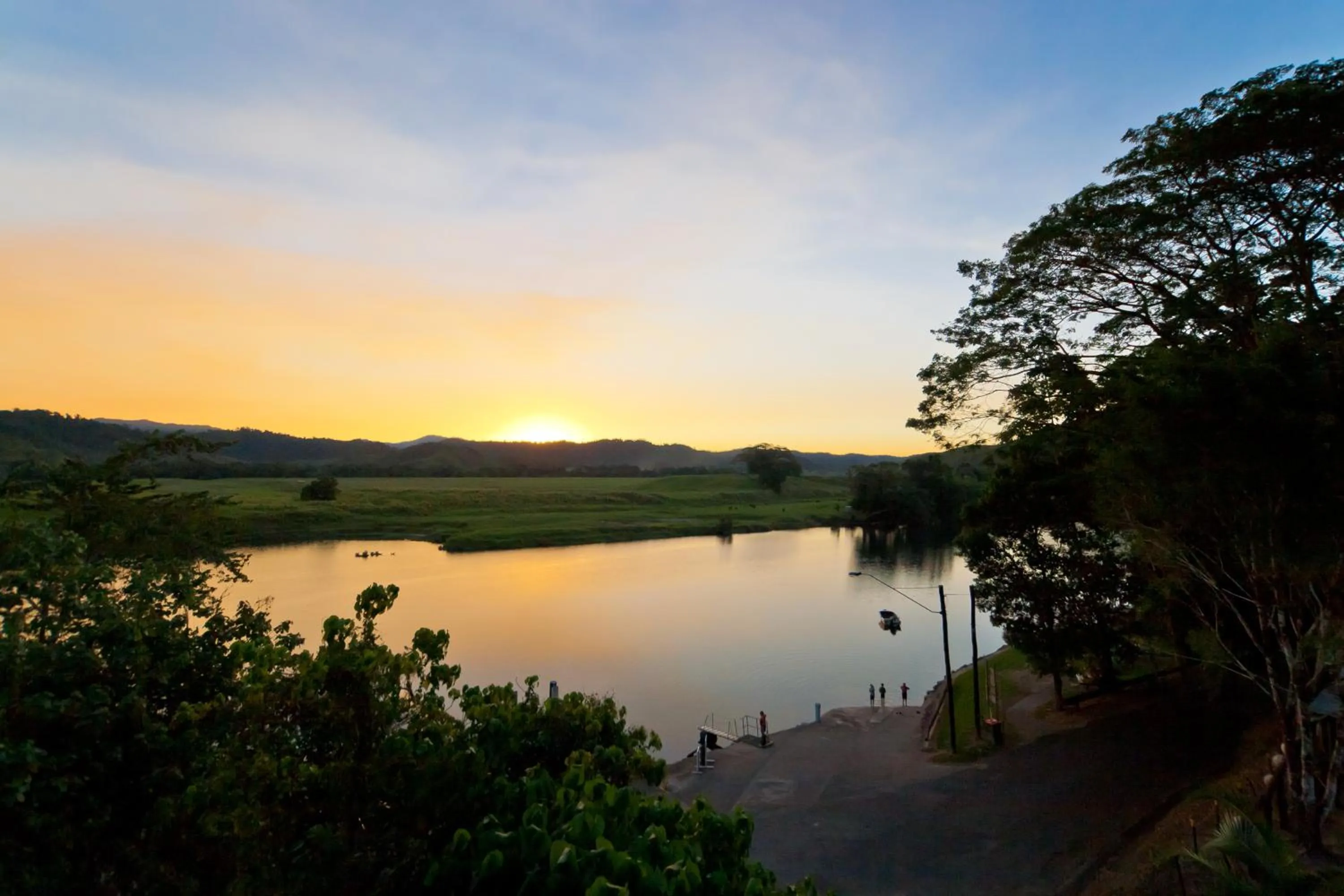 Sunset in Daintree Riverview Lodges