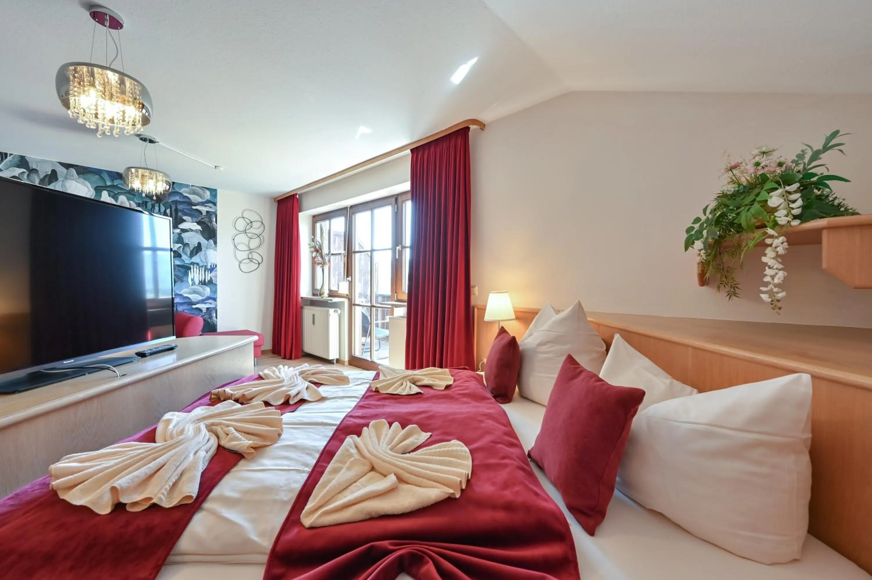 Bed in Hotel San Marco