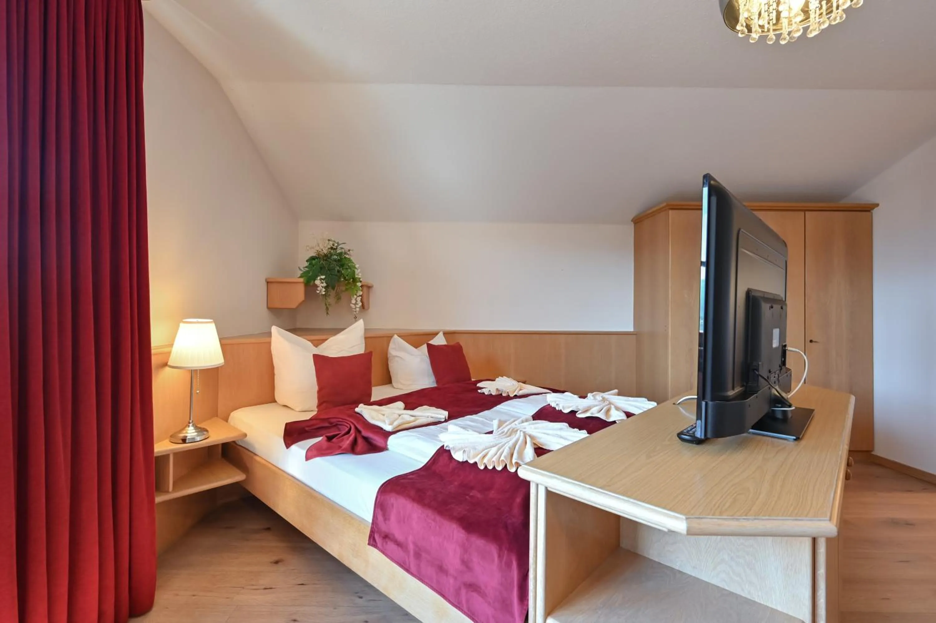 Bed in Hotel San Marco