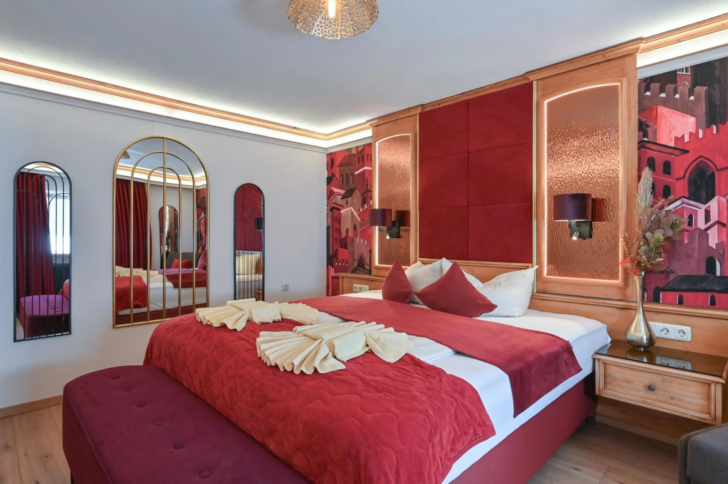 Bed in Hotel San Marco