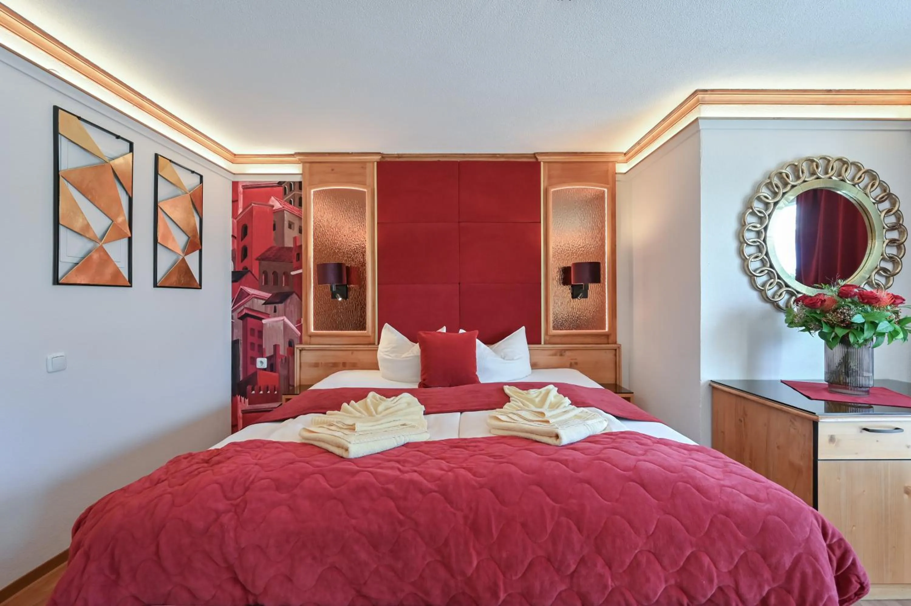 Bed in Hotel San Marco