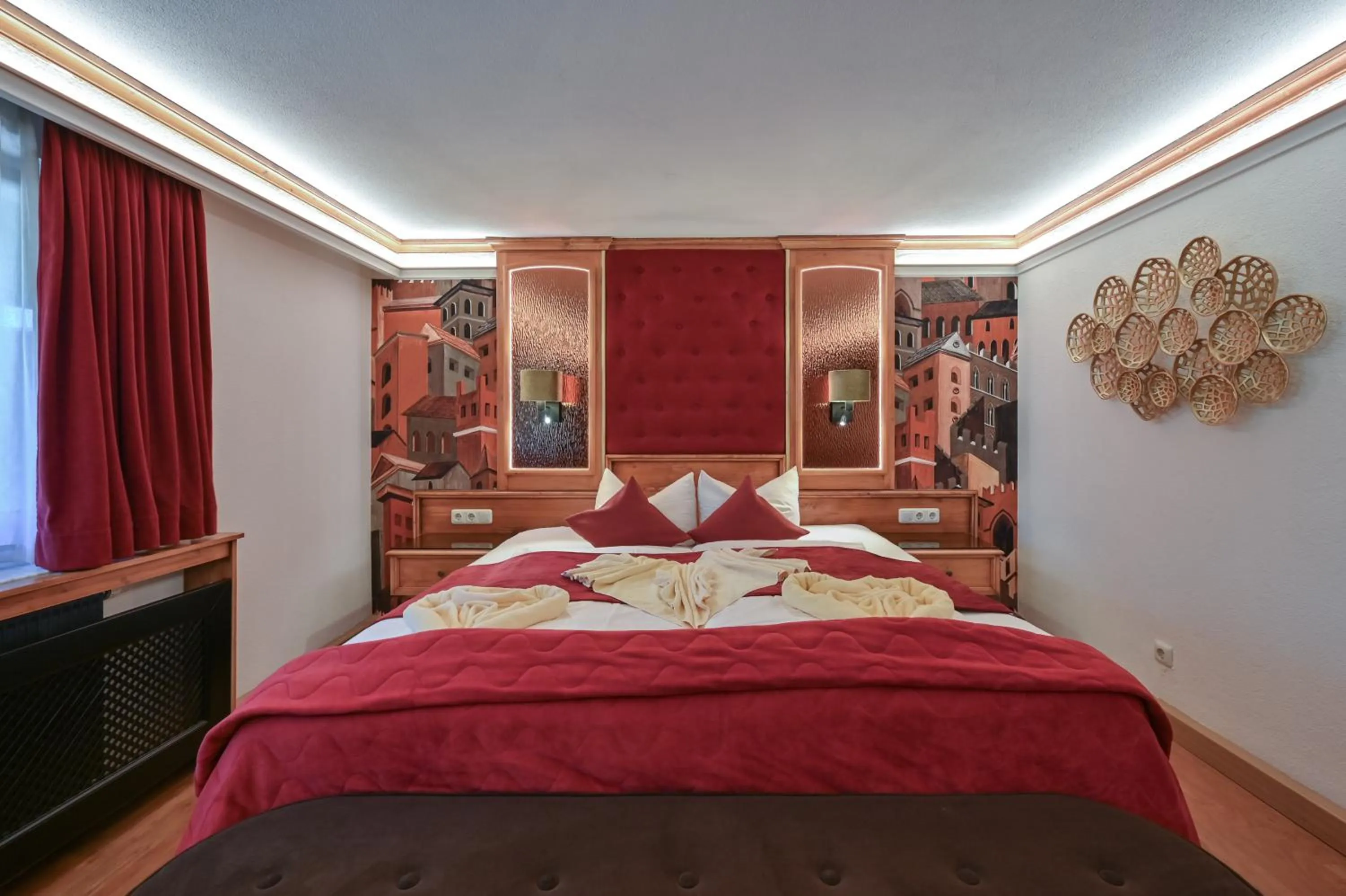 Living room, Bed in Hotel San Marco