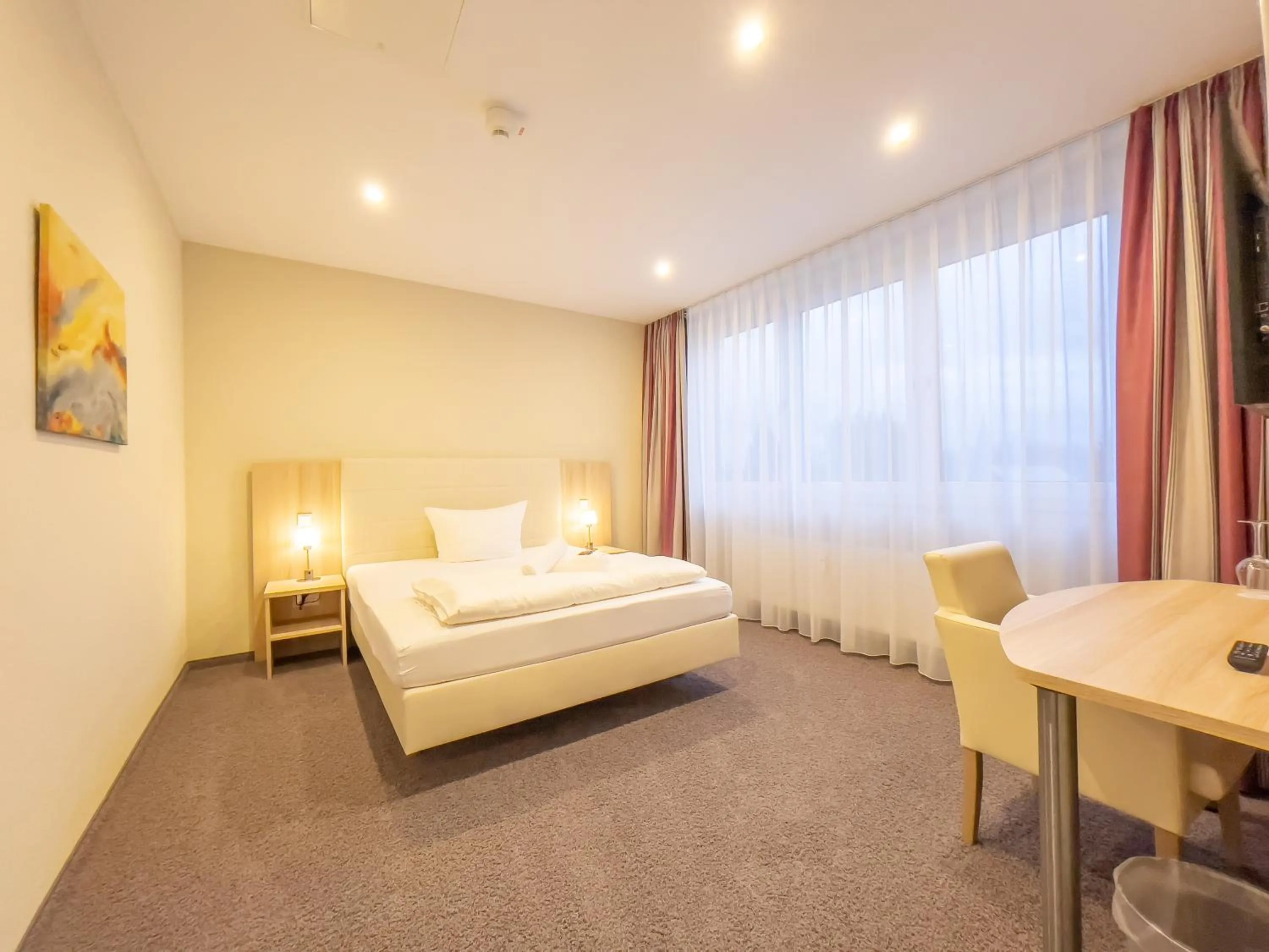 Bed in Hotel Siebenschläfer am Wasserturm