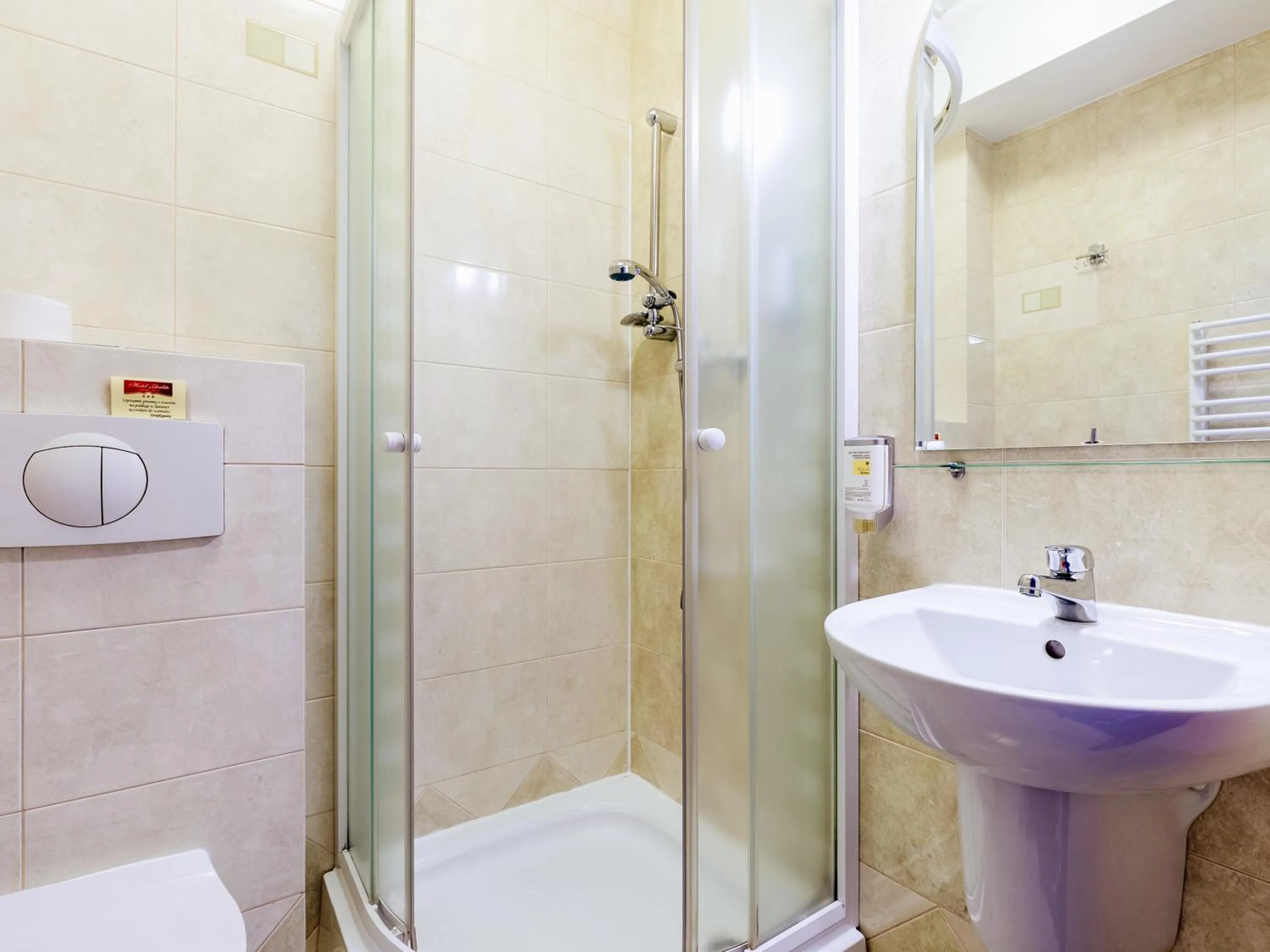 Shower in Hotel Skalite Spa & Wellness