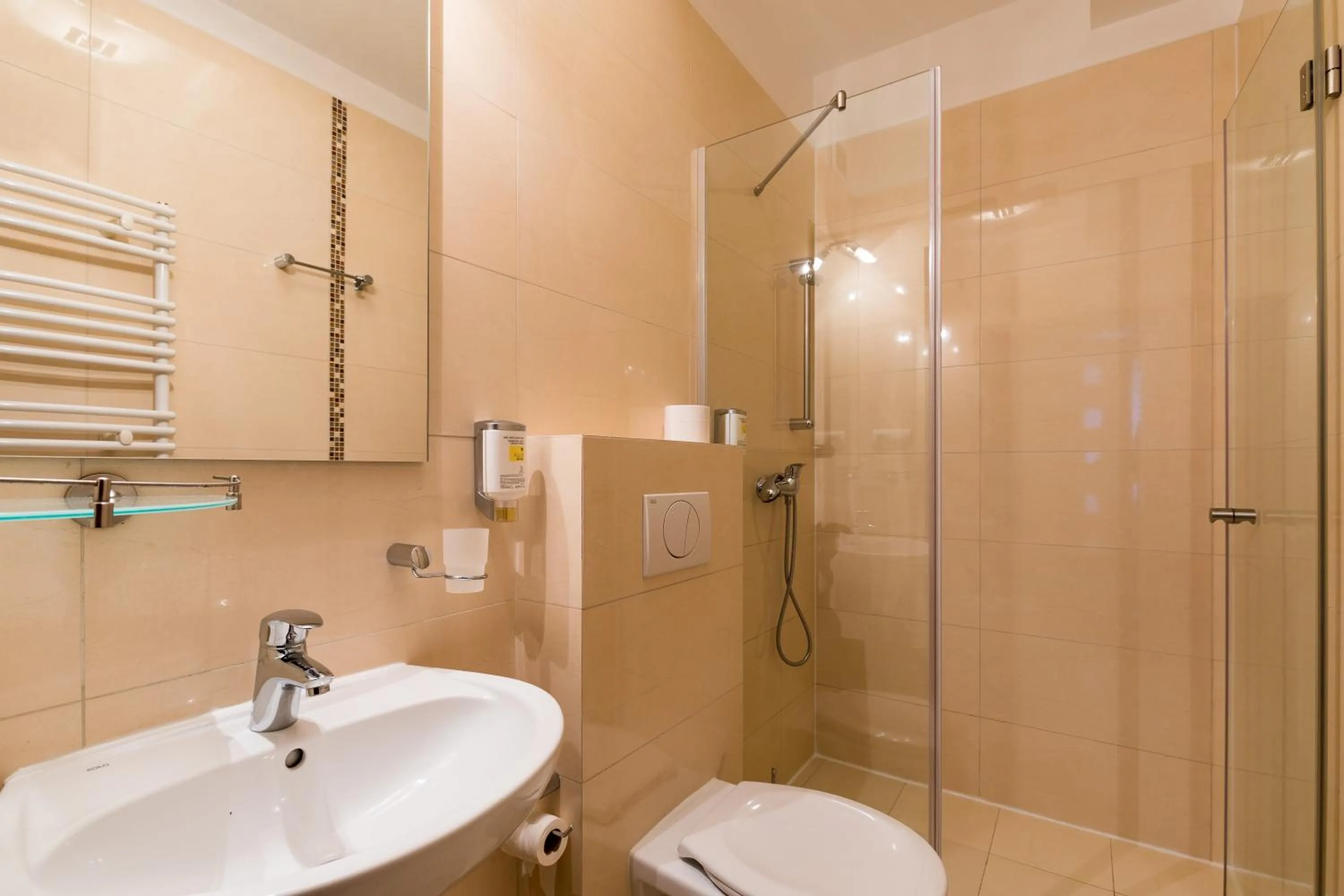 Shower in Hotel Skalite Spa & Wellness