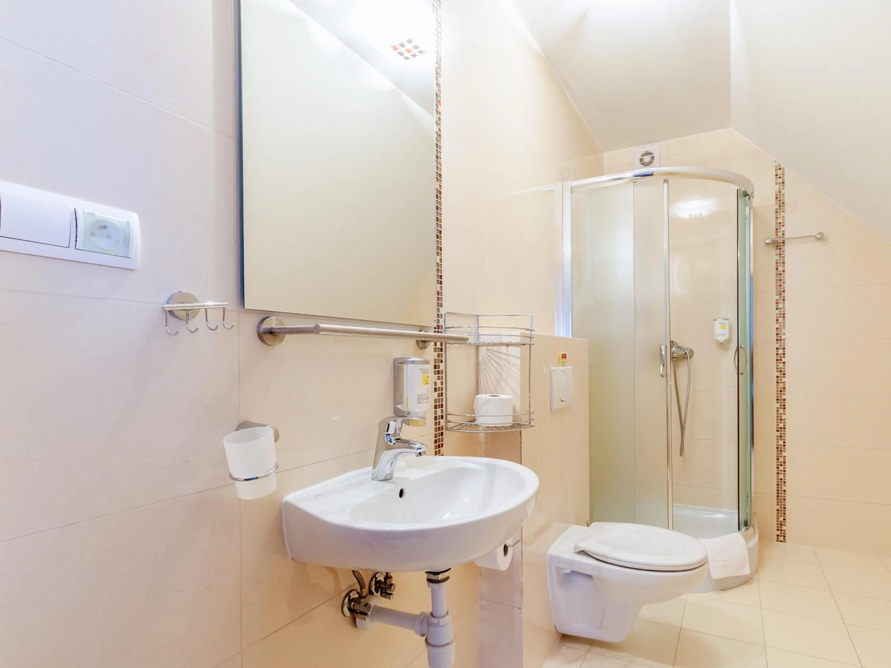 Shower in Hotel Skalite Spa & Wellness