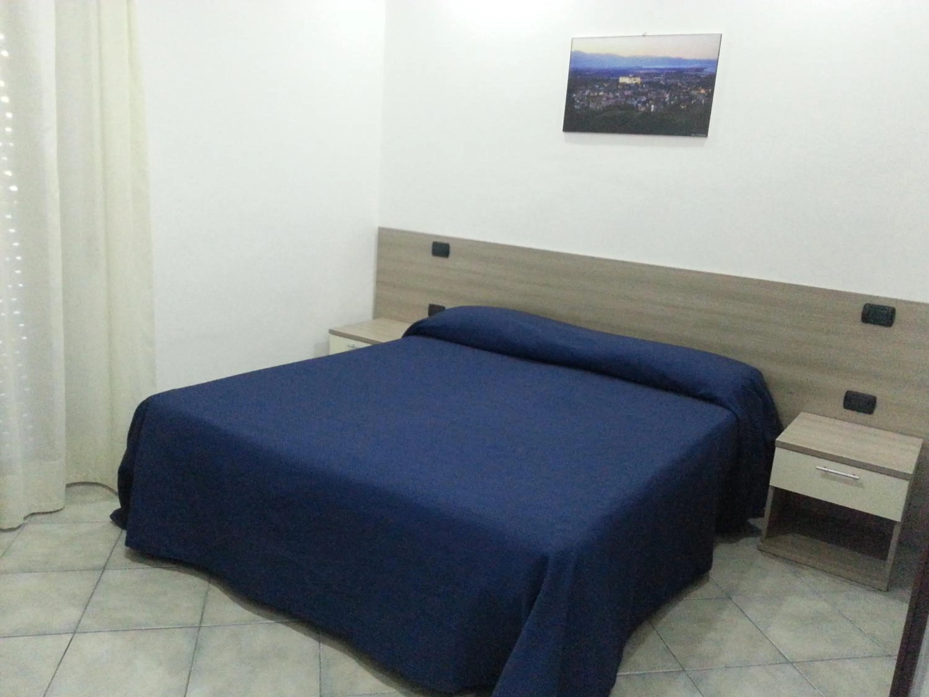 Bathroom, Bed in Hotel Poseidon