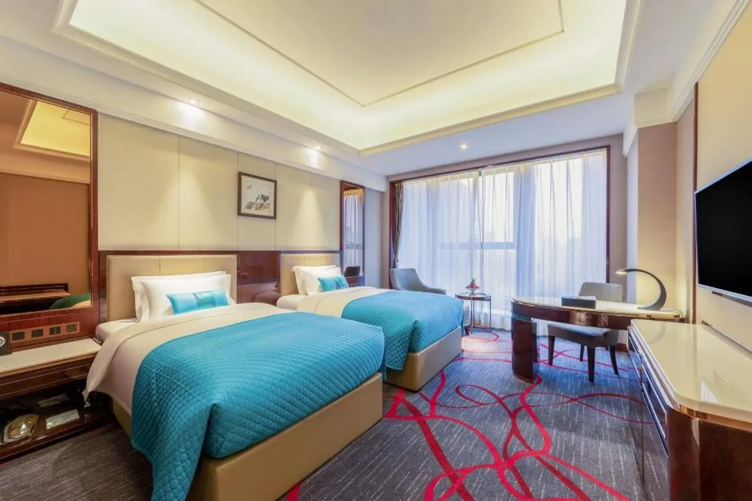Bed in Xi'an Lanxi International Hotel