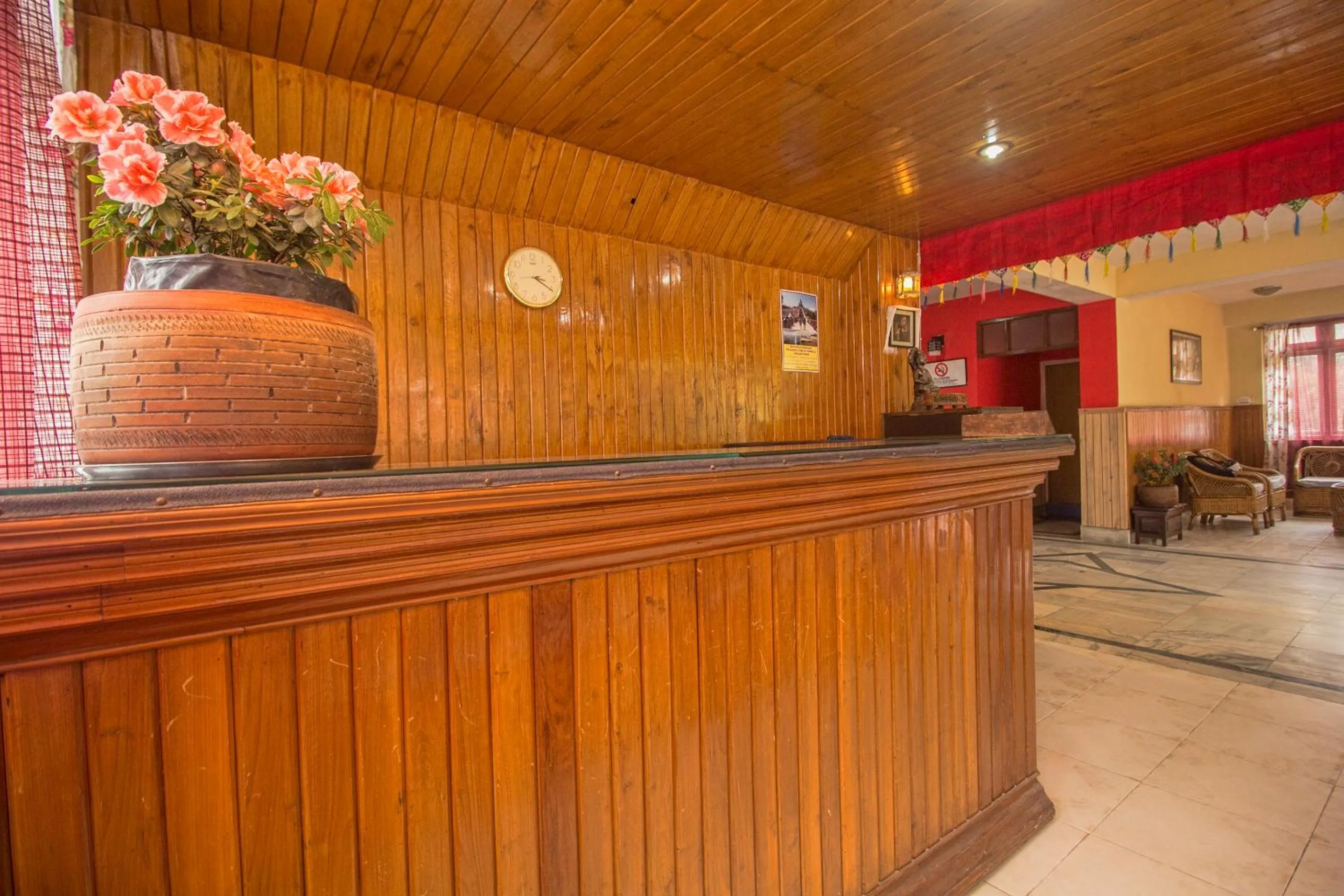 Lobby or reception in BluBen Alpine