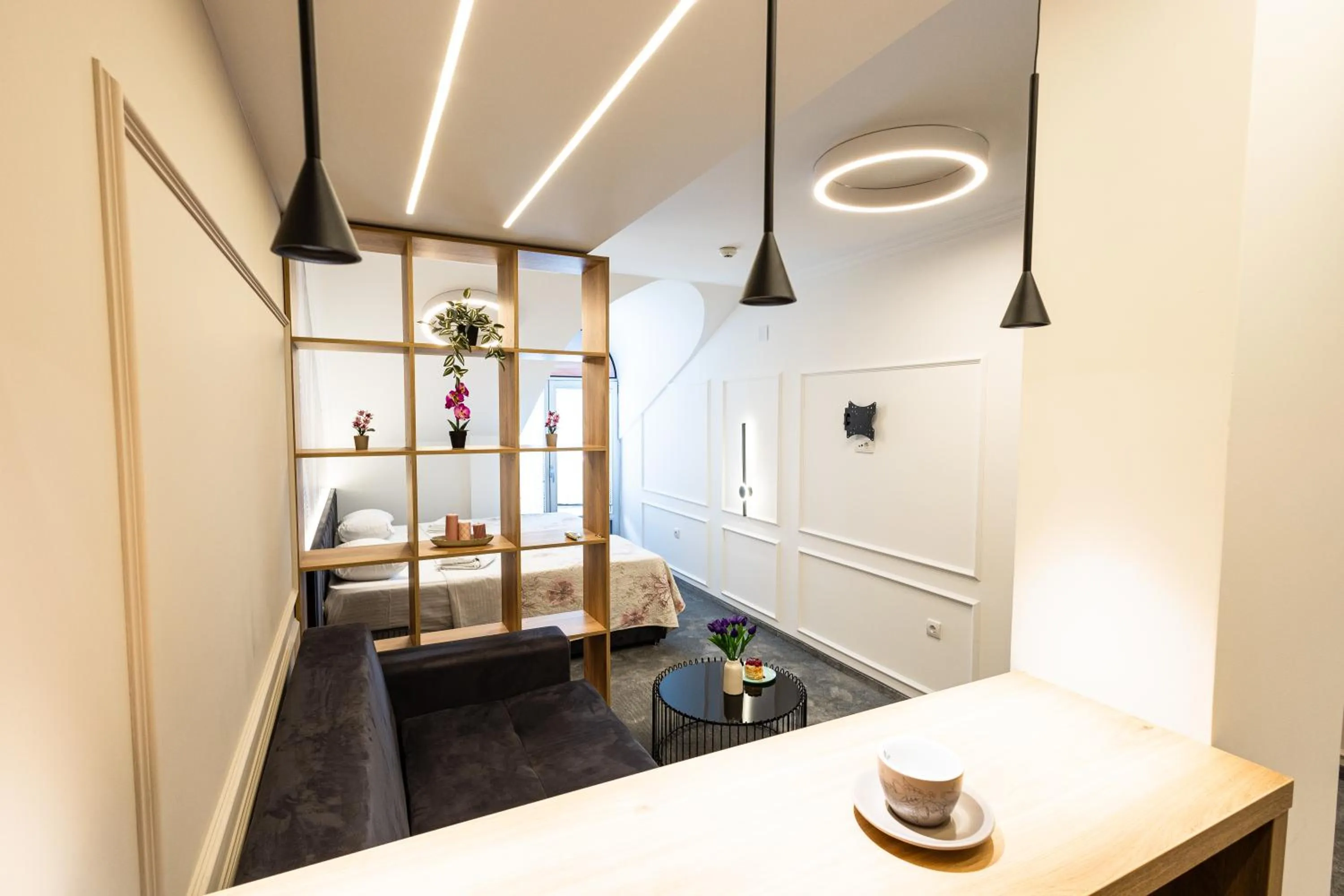 Coffee/tea facilities in Garni Hotel Lotos