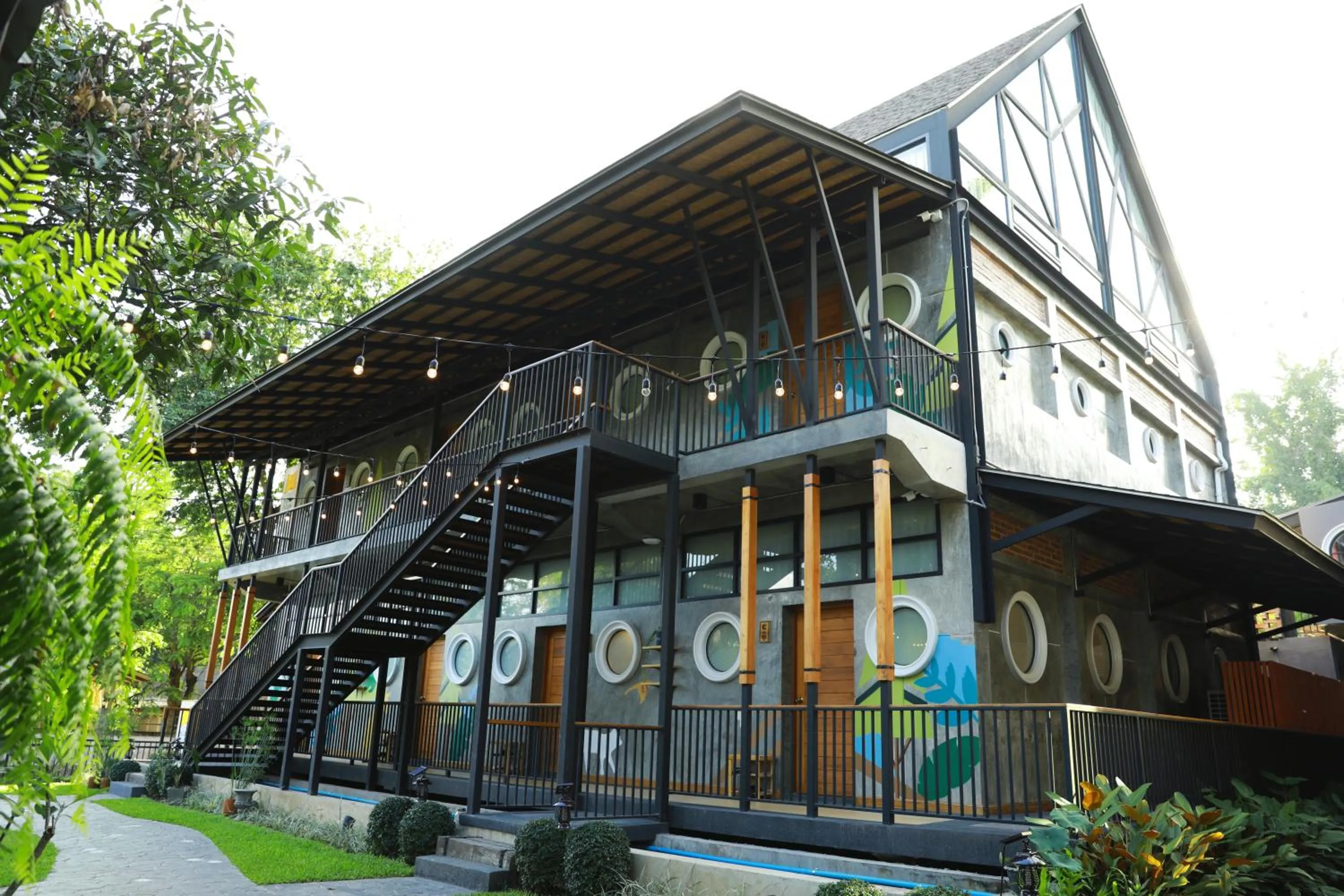 Property building in Yellow Pillow village