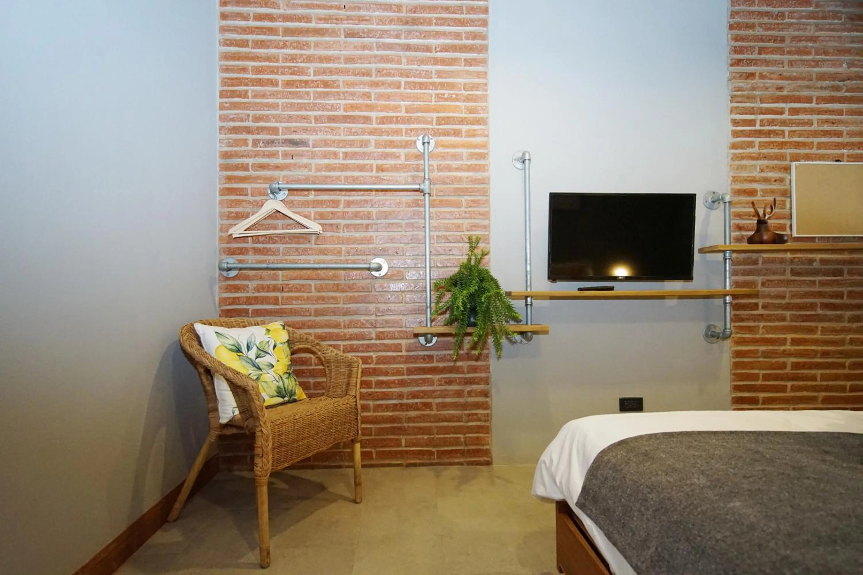 Bedroom, Bed in Yellow Pillow village