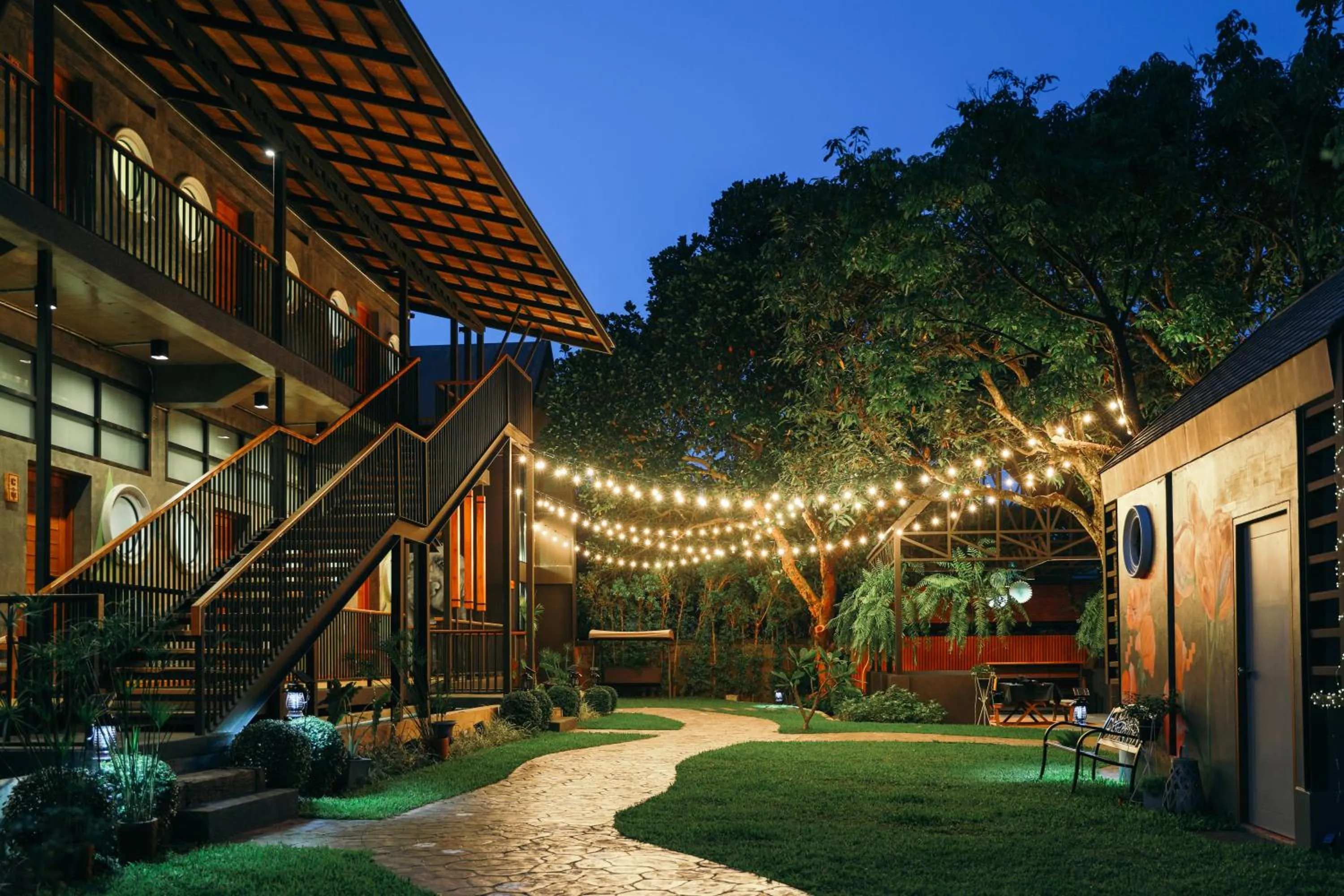 Property building in Yellow Pillow village