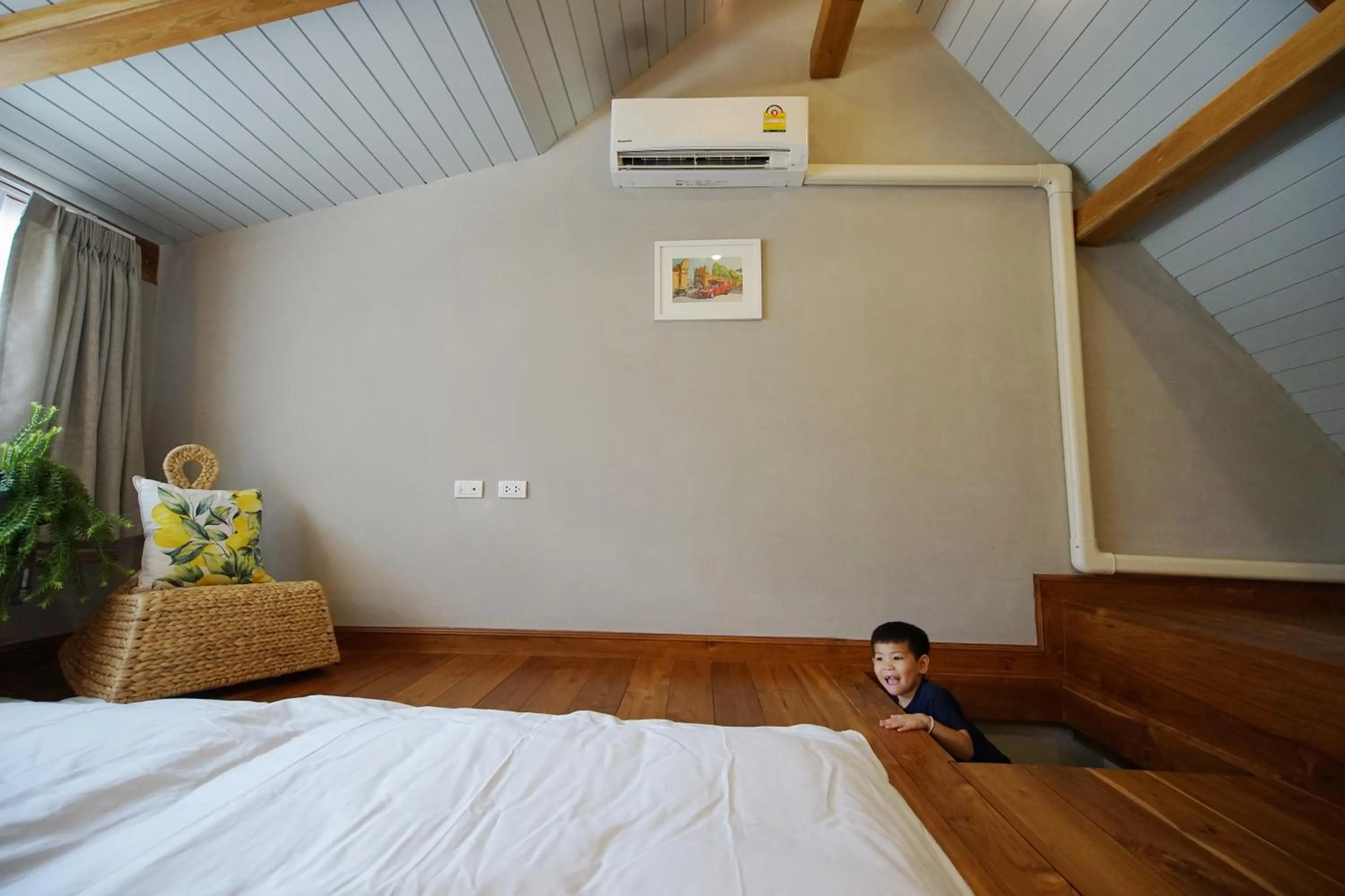 Bed in Yellow Pillow village