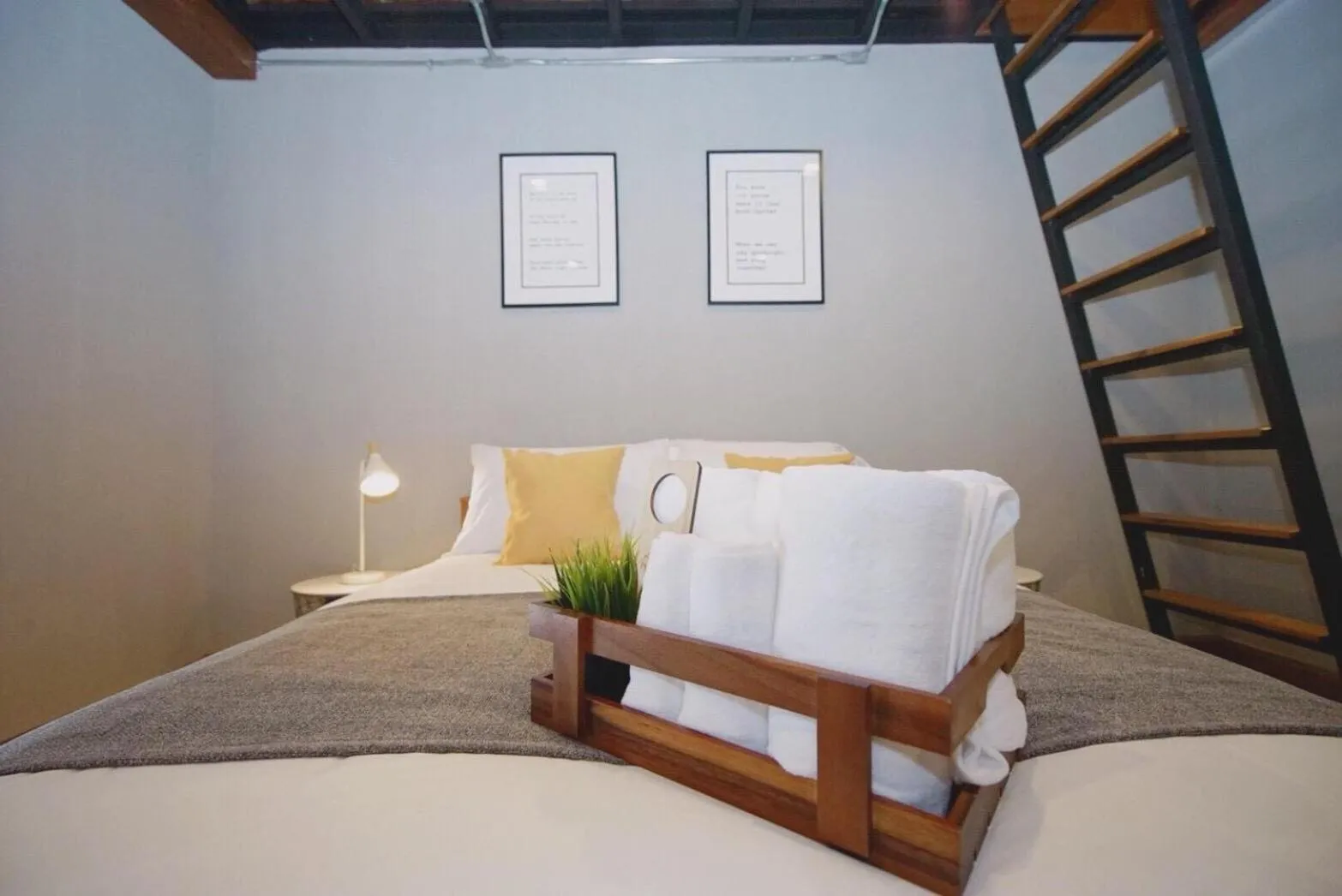 Bed in Yellow Pillow village