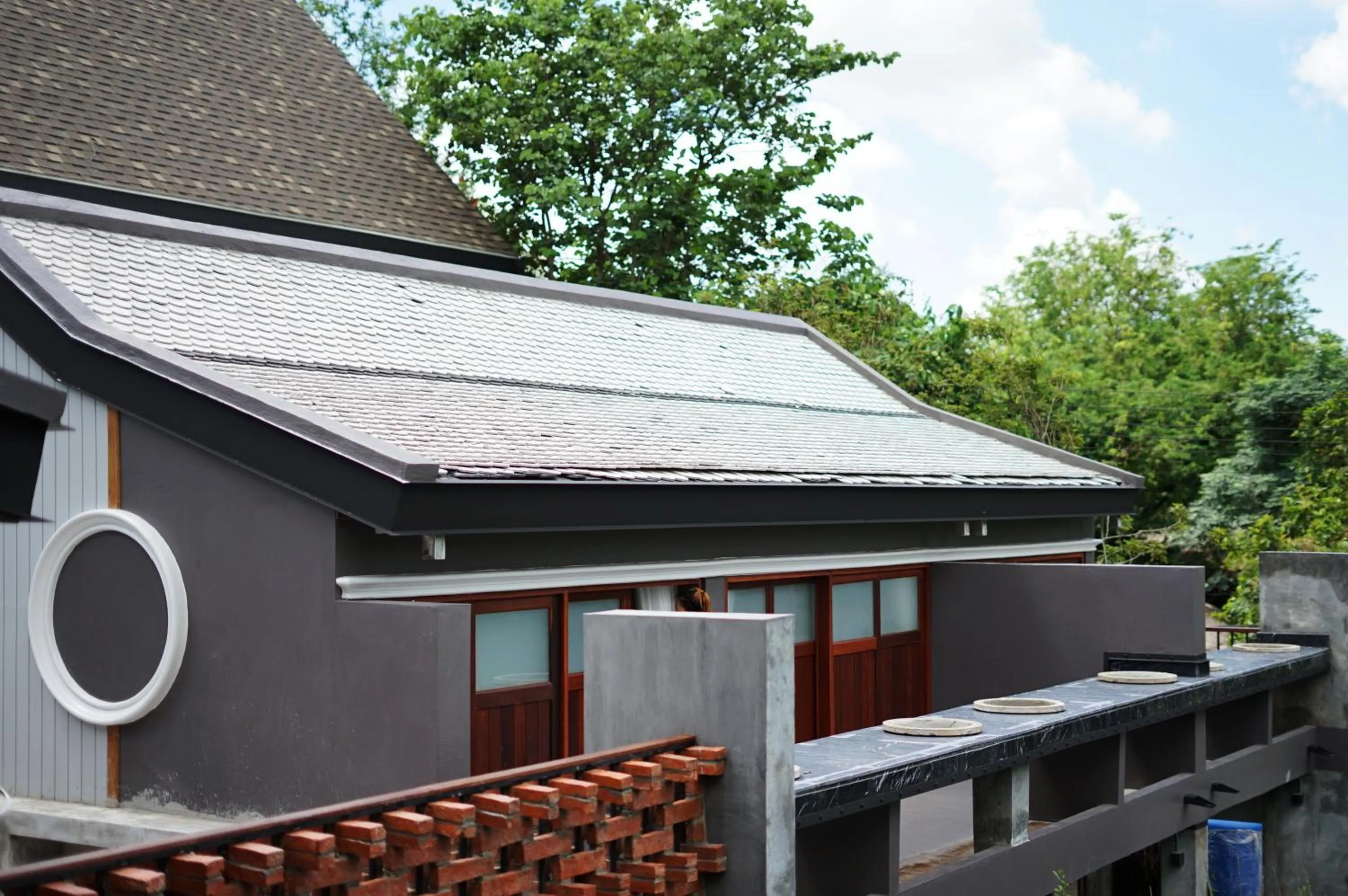 Patio in Yellow Pillow village