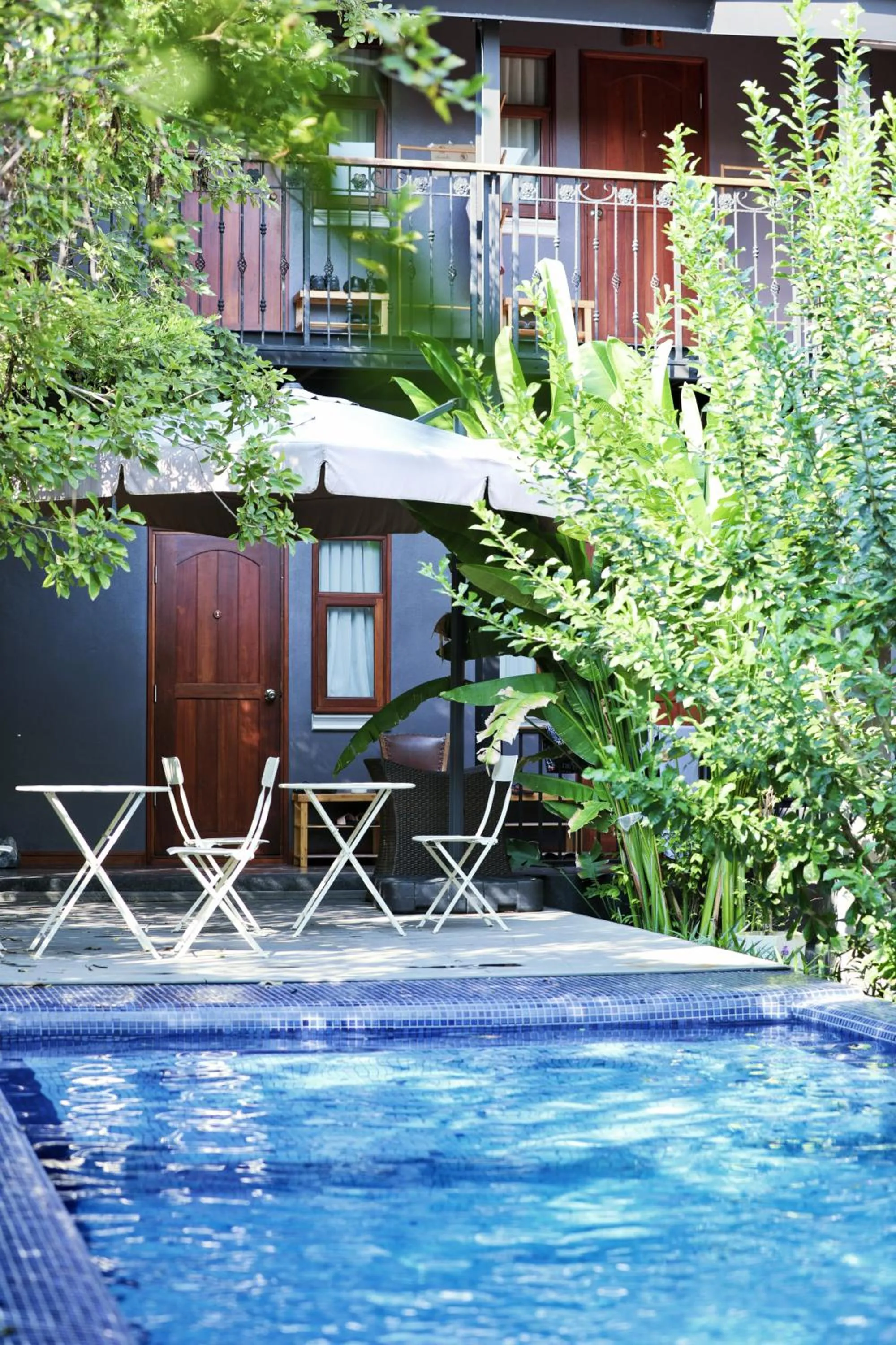 Swimming pool in Yellow Pillow village