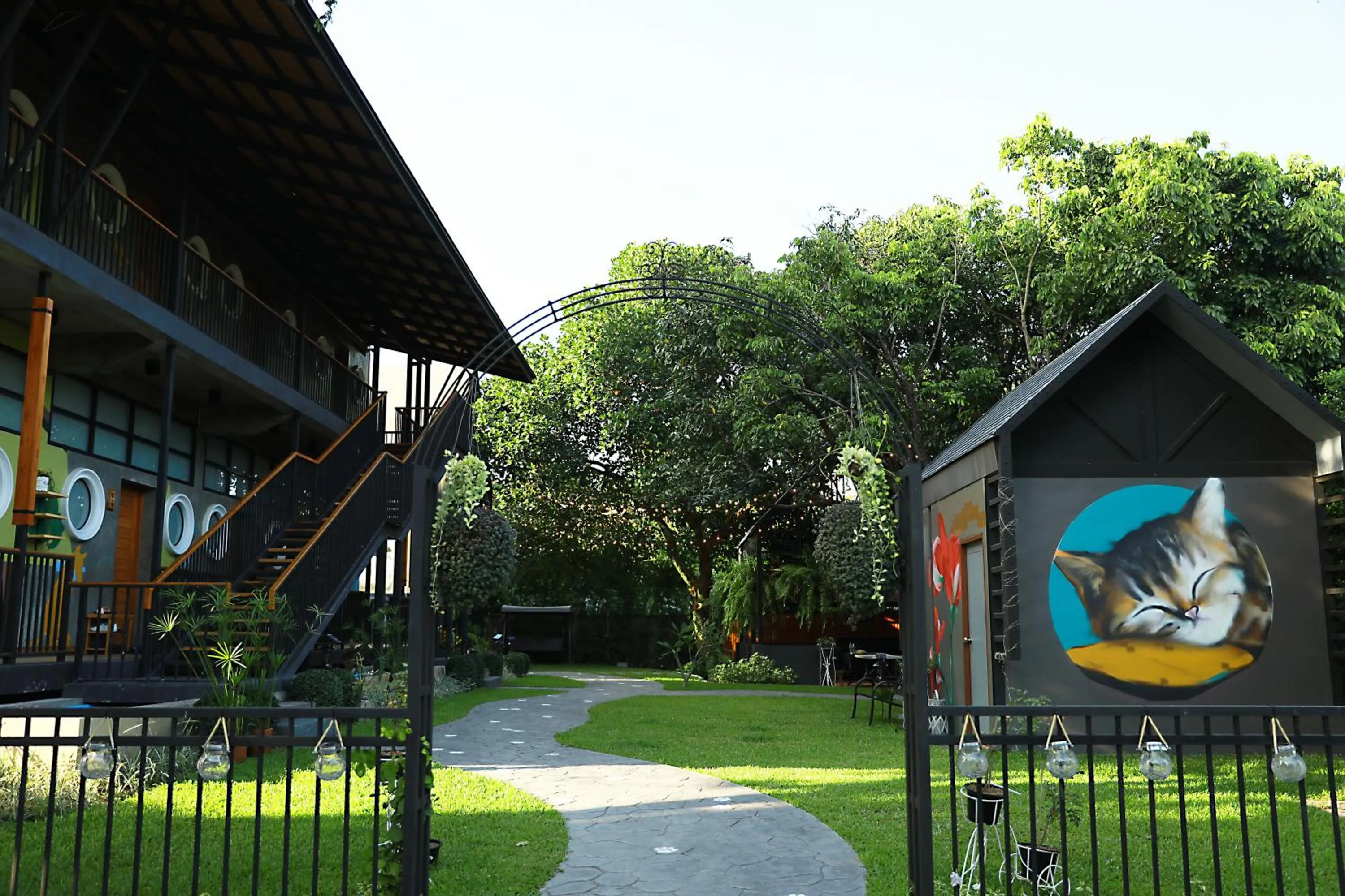 Property building in Yellow Pillow village