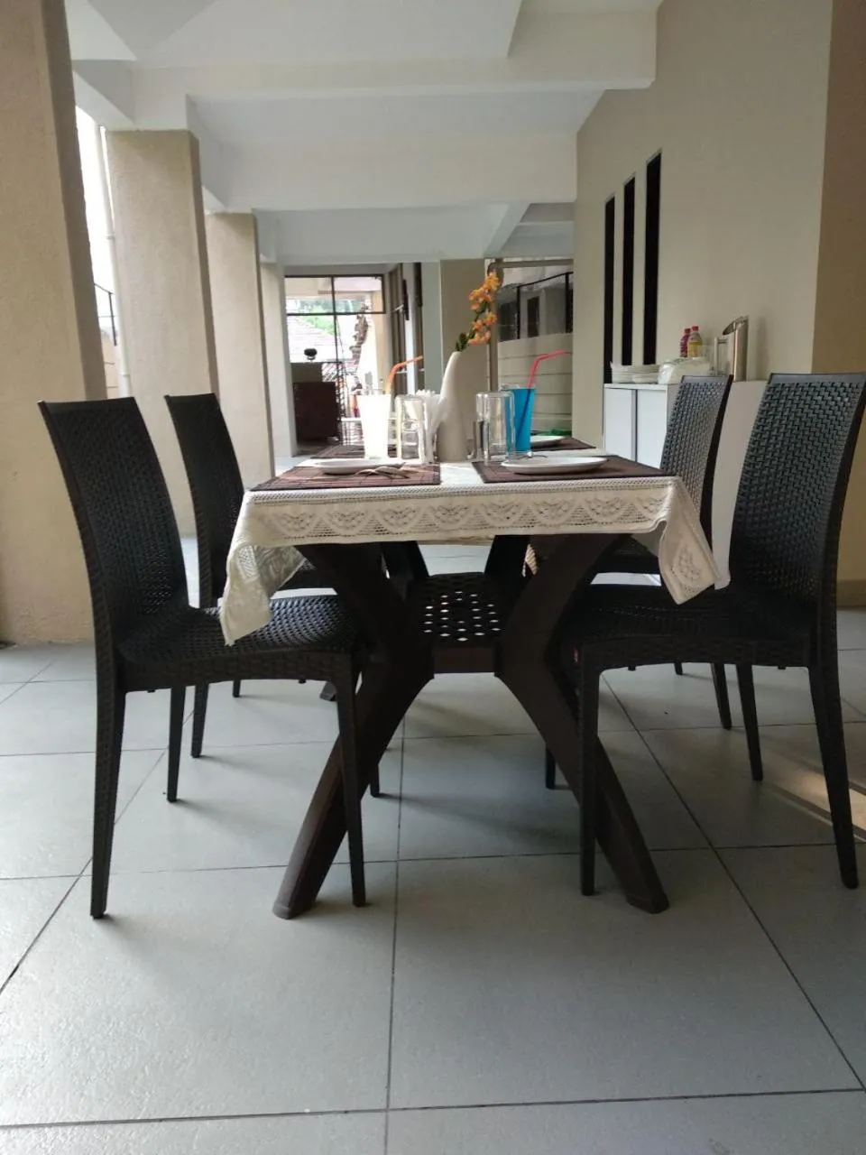 Patio in Hotel Nirvana