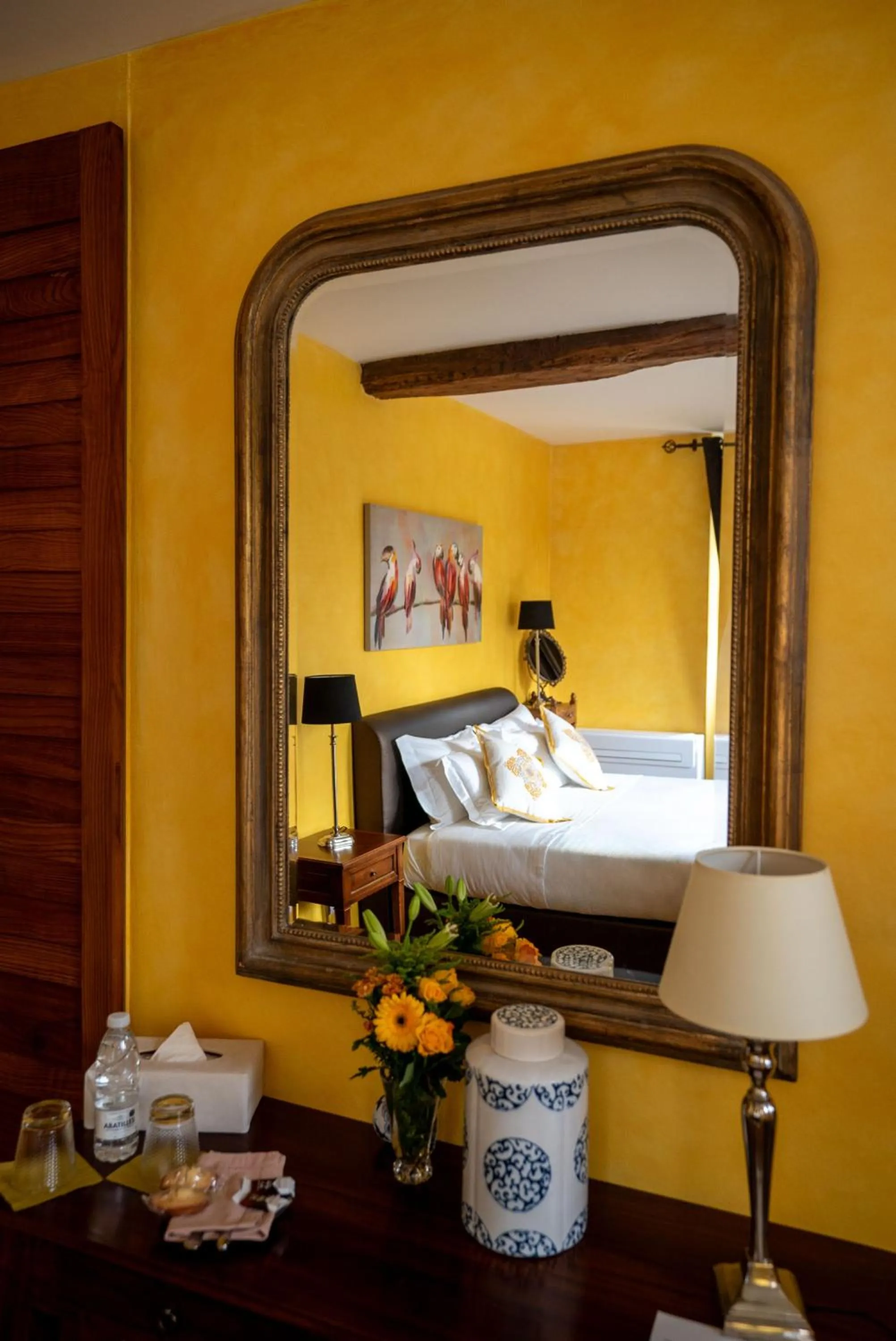 Bed in Chateau Pont Saint-Martin