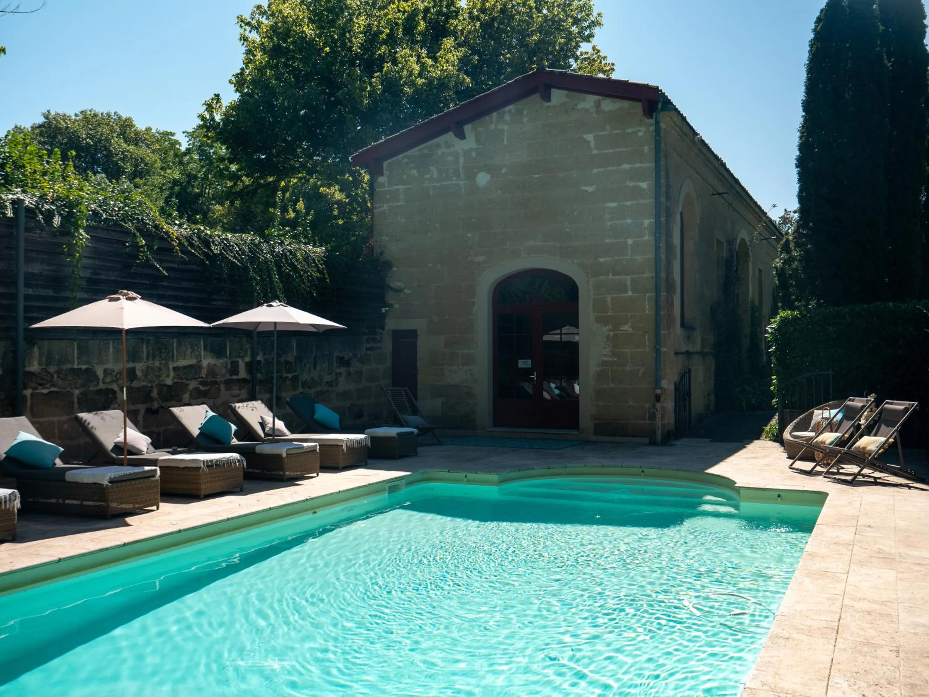 Patio in Chateau Pont Saint-Martin