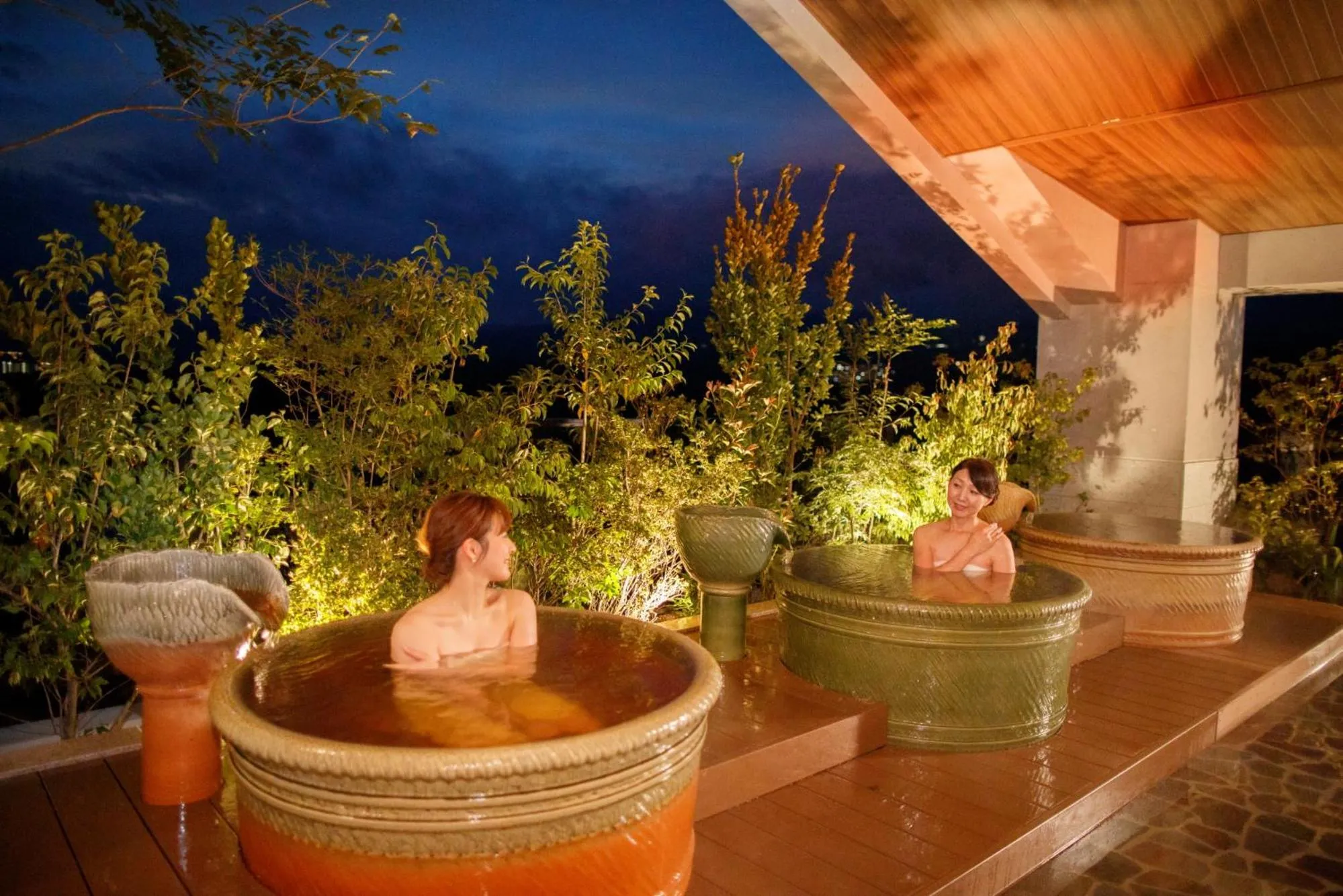 Hot Spring Bath in Hotel Mori no Kaze Nasu