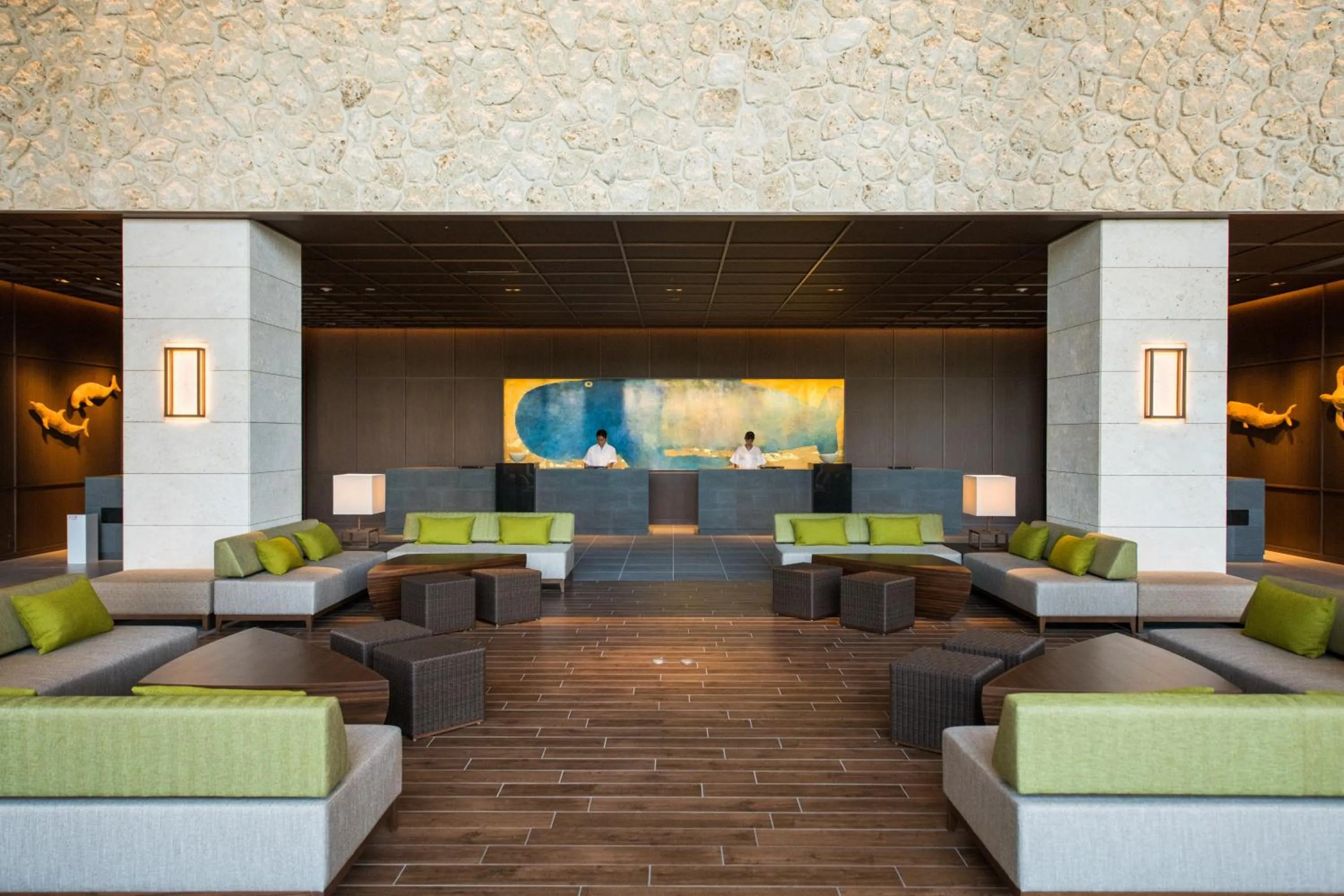 Lobby or reception in Hyatt Regency Seragaki Island Okinawa