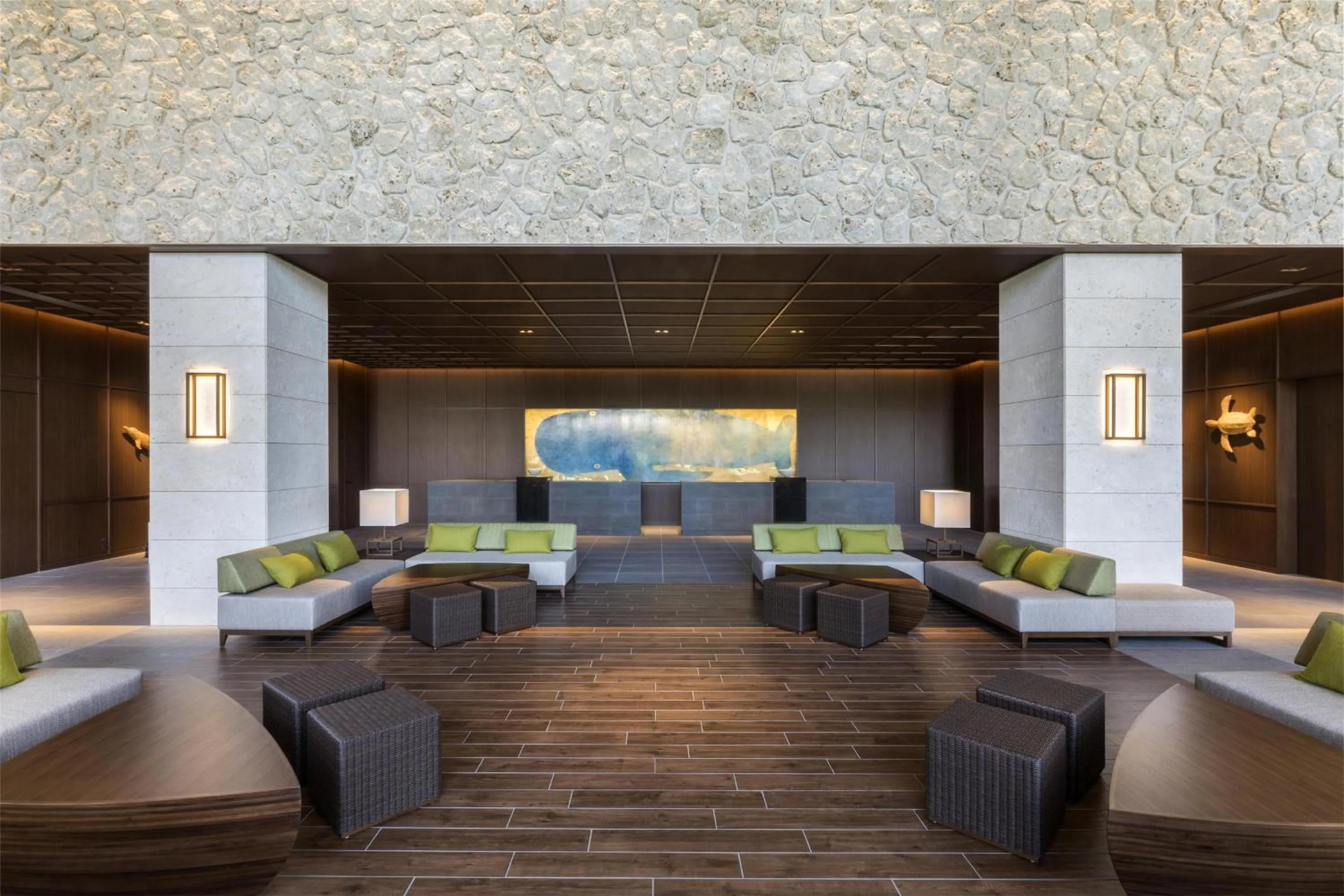 Lobby or reception in Hyatt Regency Seragaki Island Okinawa
