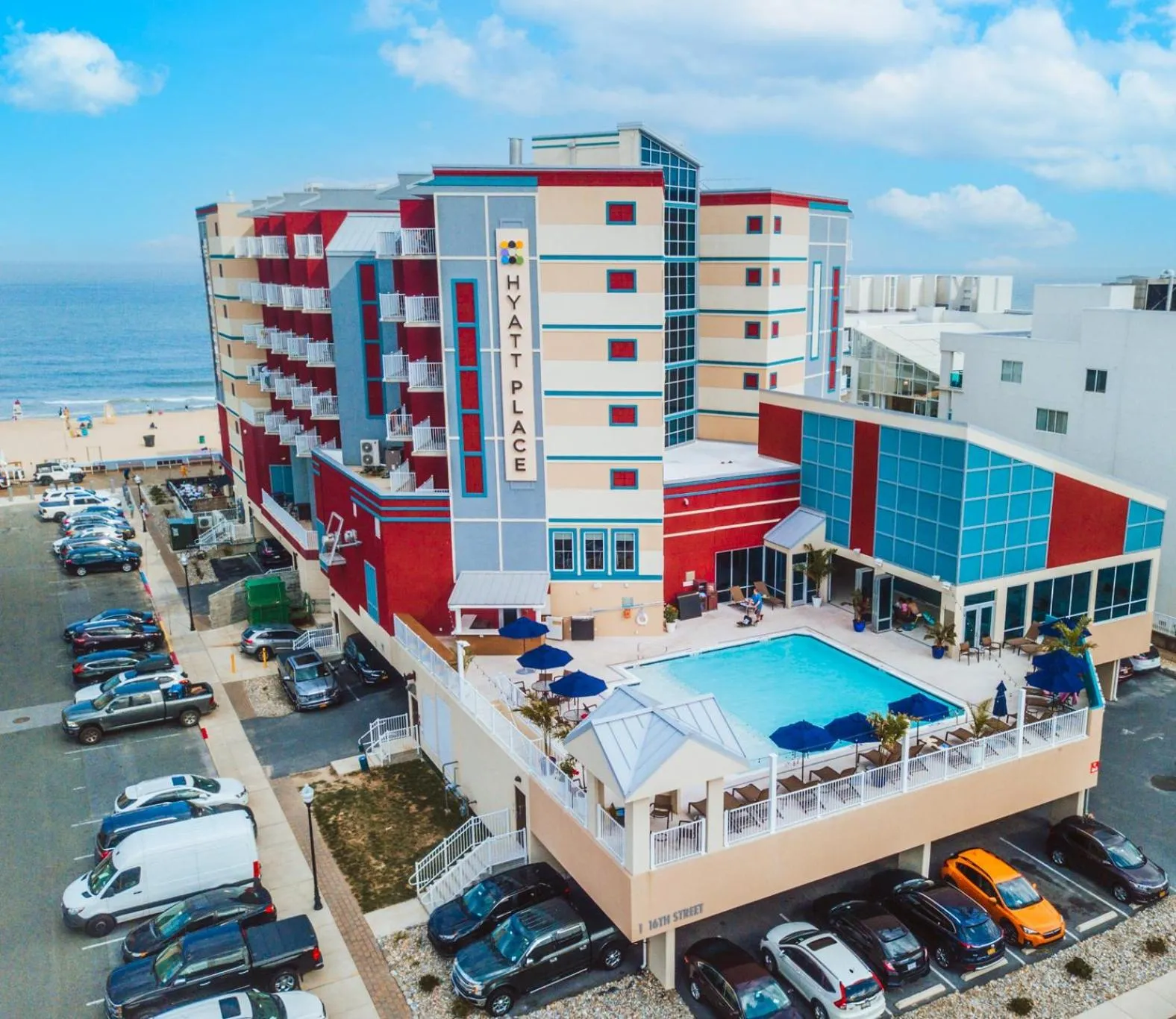 Property building in Hyatt Place Ocean City Oceanfront