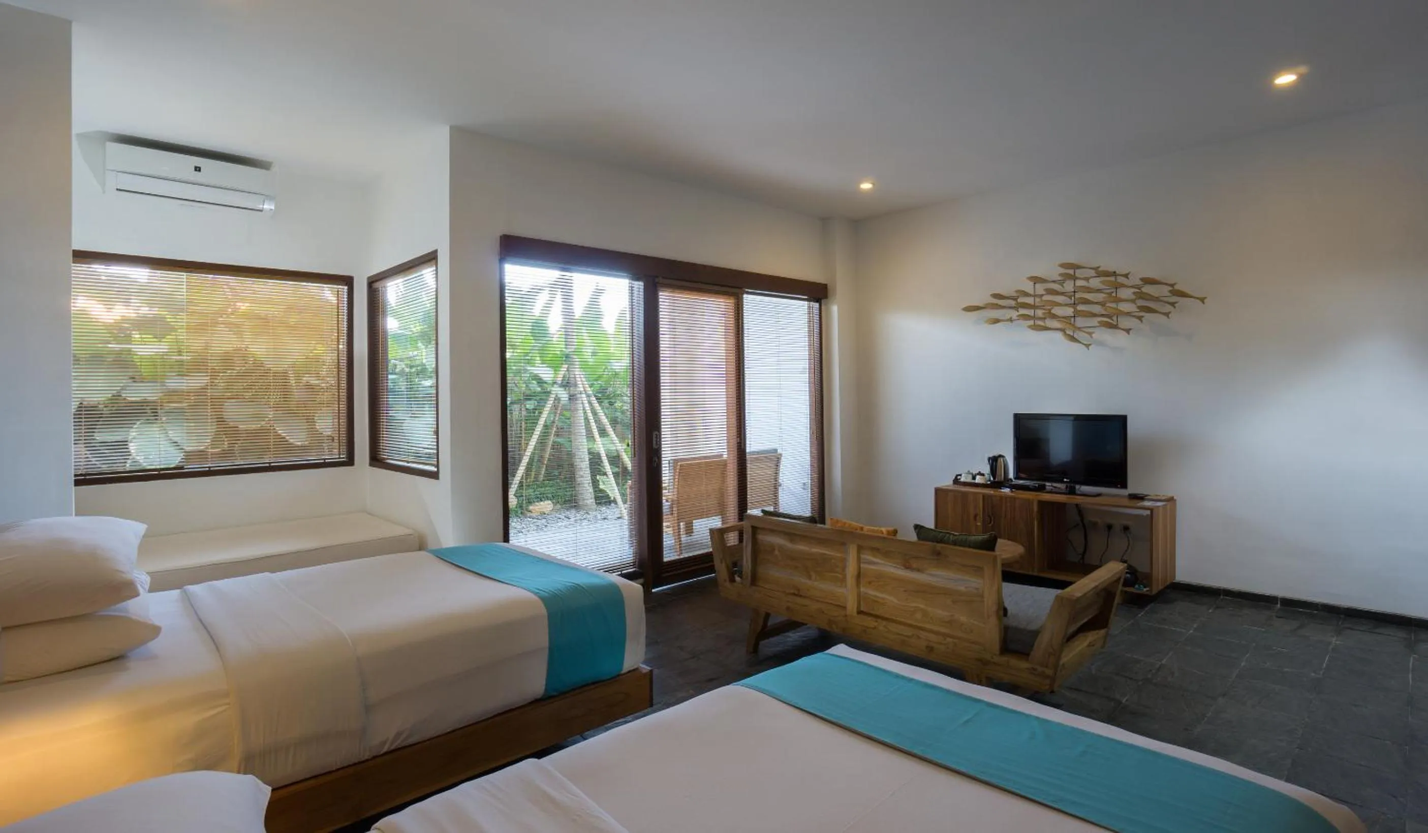 TV and multimedia, Bed in Tegal Sari Accommodation Ubud
